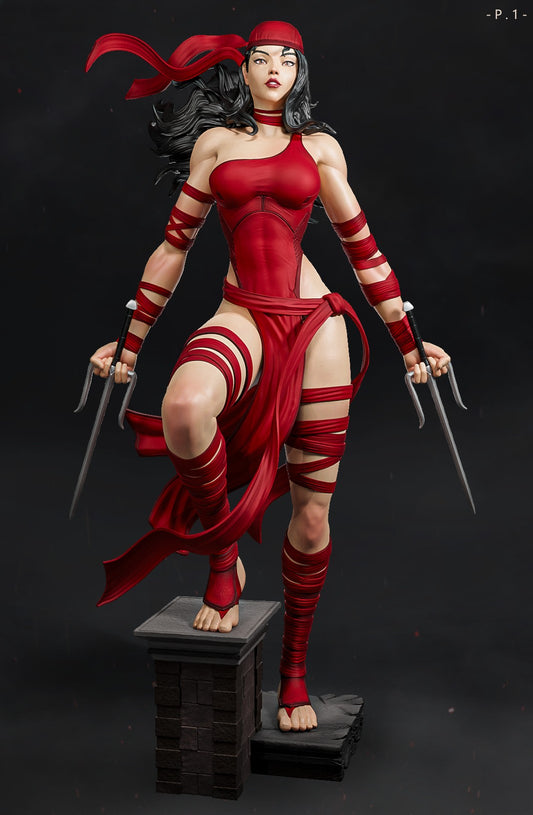 1668 Elektra - Marvel Comics - STL 3D Print Files