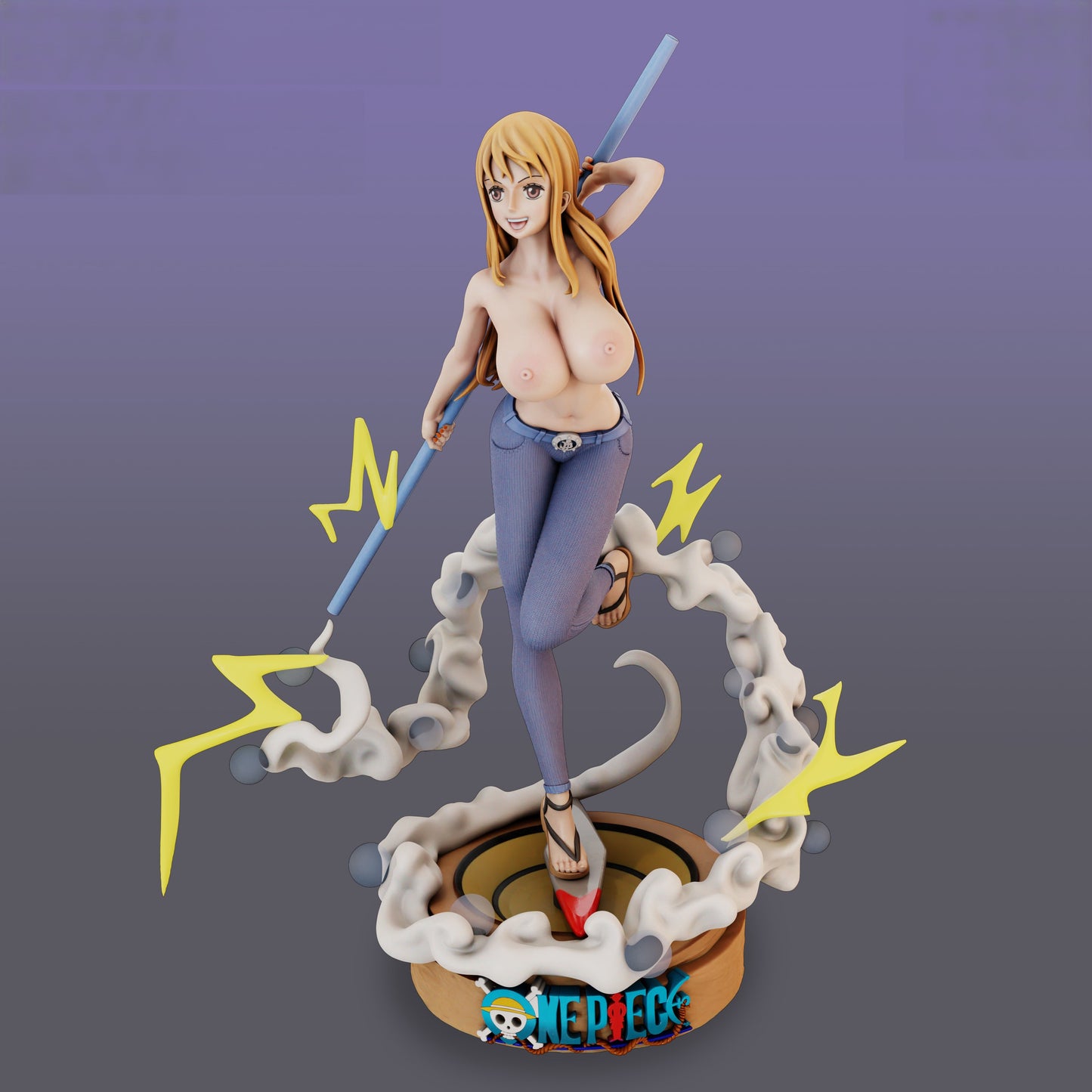 1696 Nami NSFW - One Piece - STL 3D Print Files