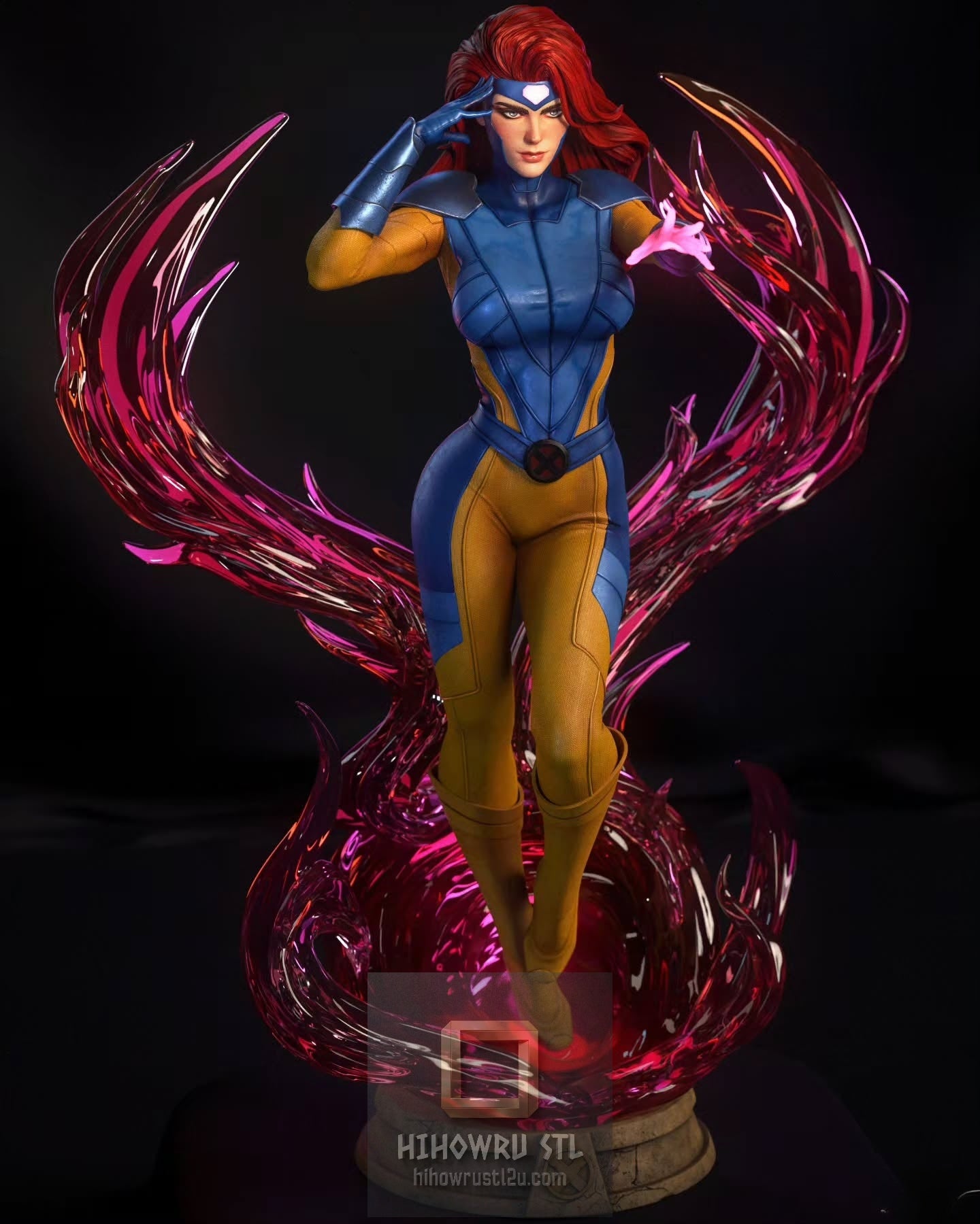 5432 Jean Grey NSFW - X-men - STL 3D Print Files