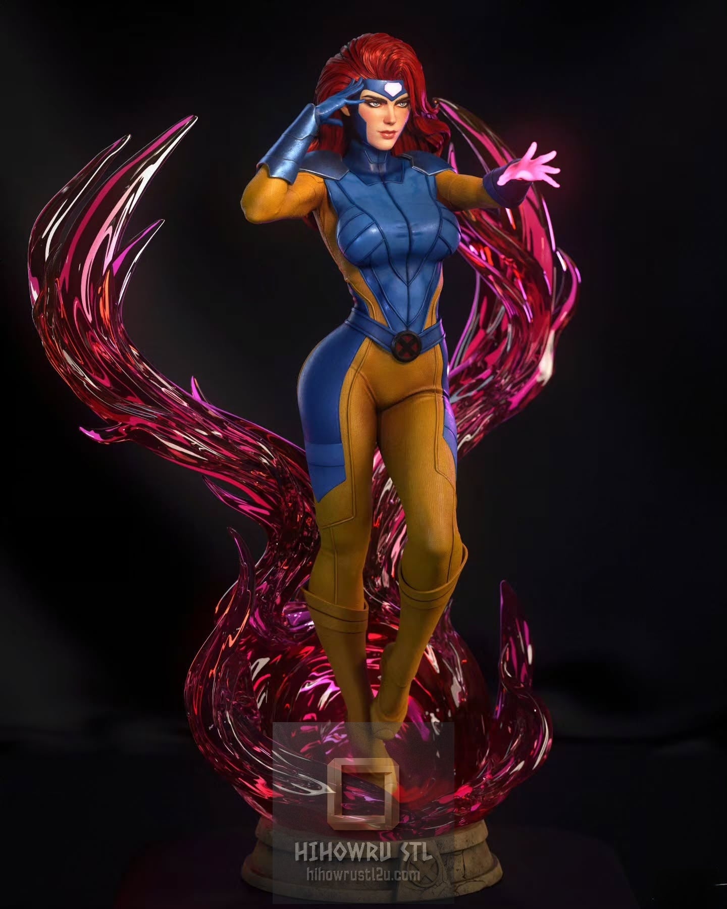 5432 Jean Grey NSFW - X-men - STL 3D Print Files