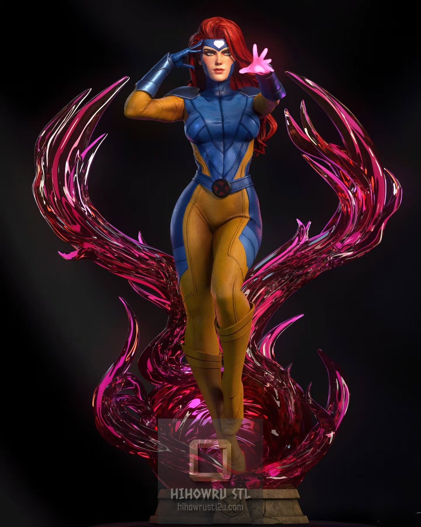 5432 Jean Grey NSFW - X-men - STL 3D Print Files