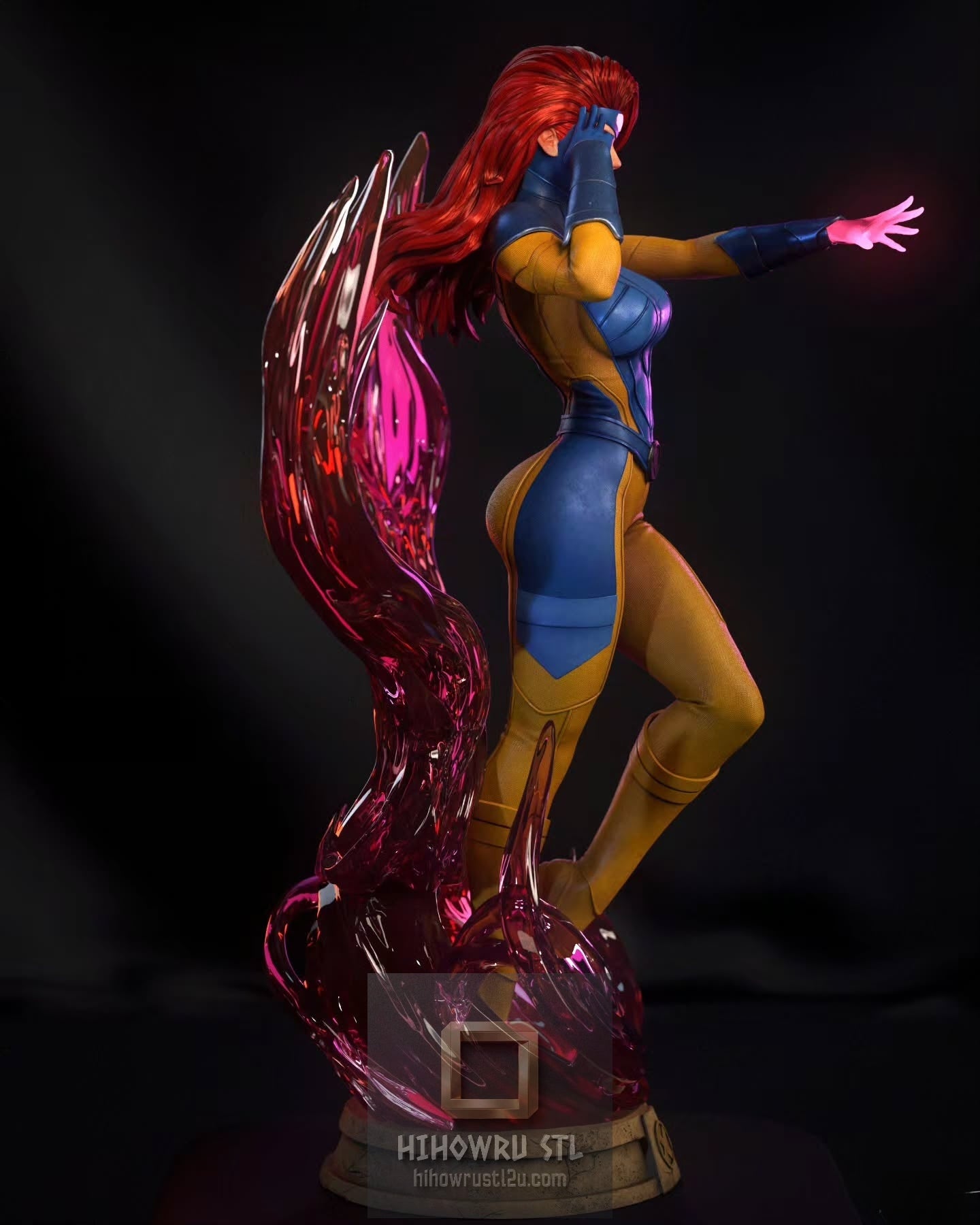 5432 Jean Grey NSFW - X-men - STL 3D Print Files