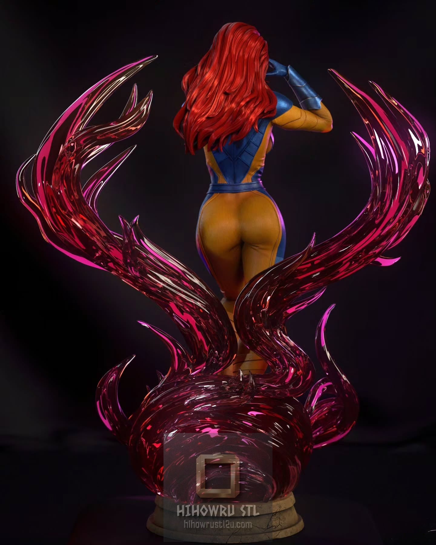 5432 Jean Grey NSFW - X-men - STL 3D Print Files