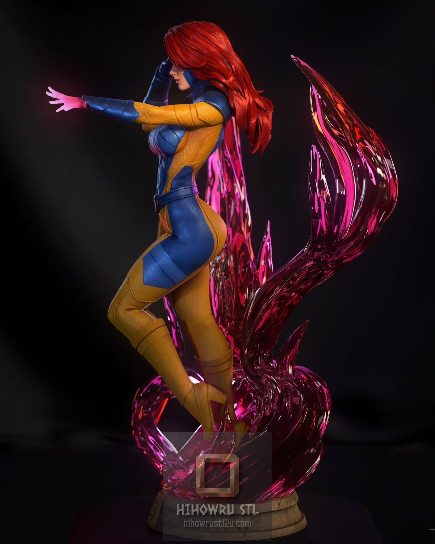 5432 Jean Grey NSFW - X-men - STL 3D Print Files