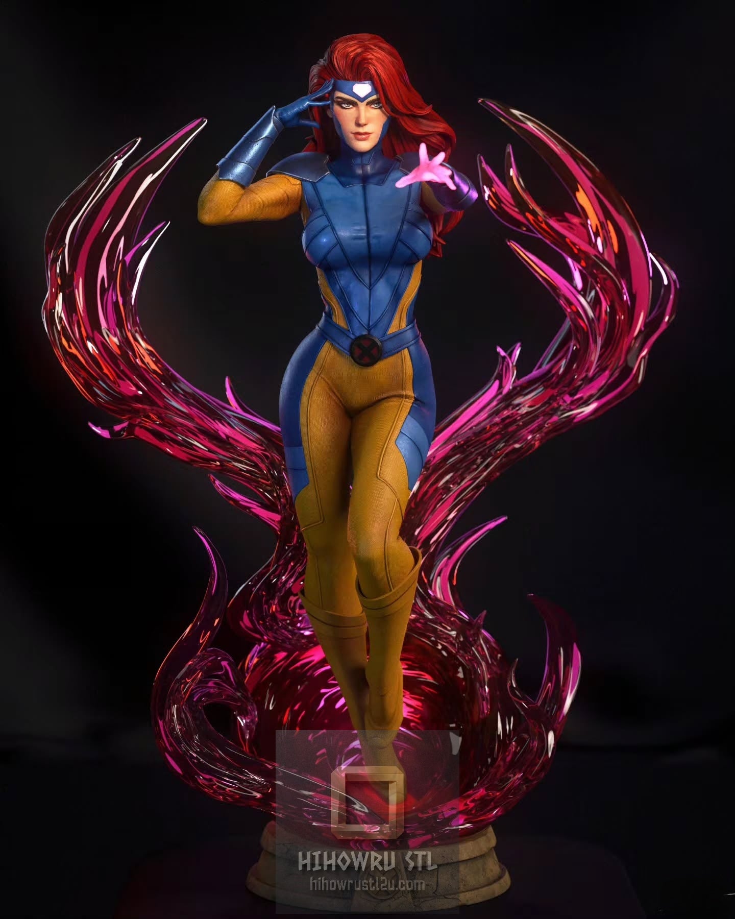 5432 Jean Grey NSFW - X-men - STL 3D Print Files
