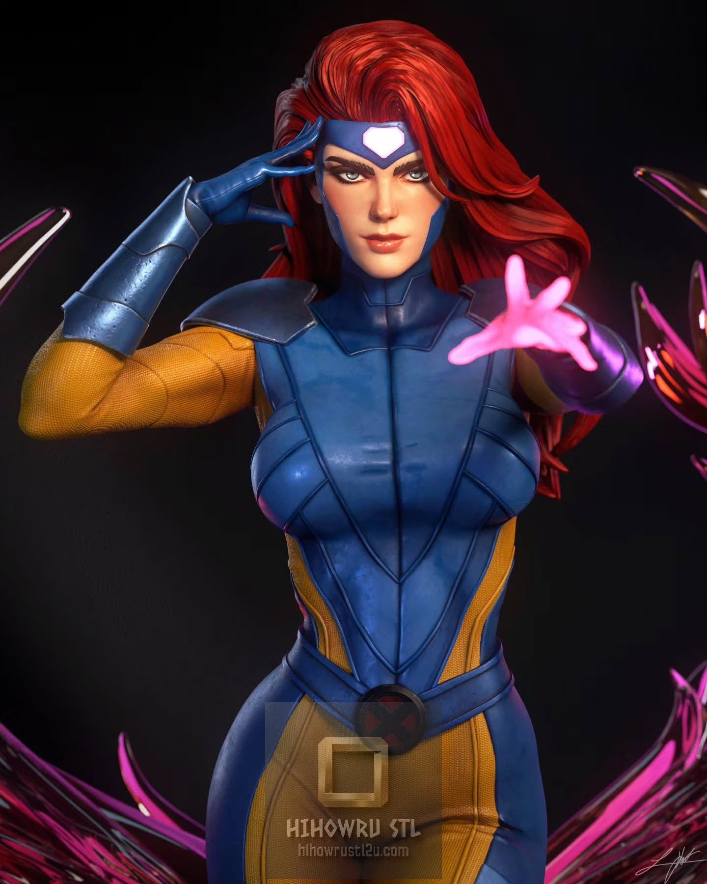 5432 Jean Grey NSFW - X-men - STL 3D Print Files