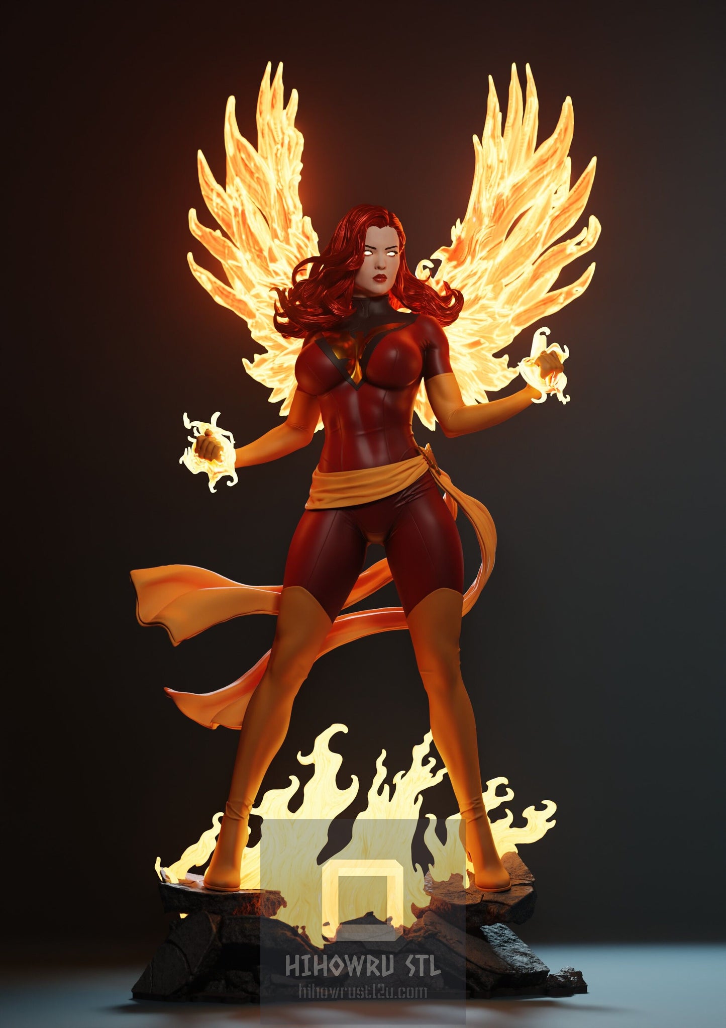 4548 Dark Phoenix - X-MEN - STL 3D Print Files