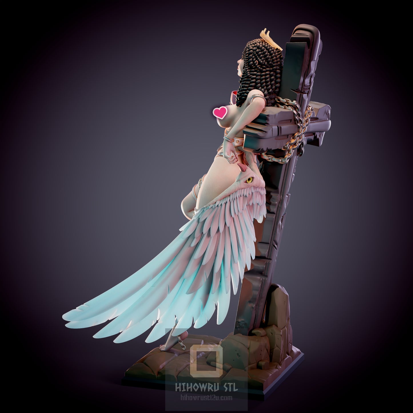 4880 Iris Fallen Angel NSFW - STL 3D Print Files
