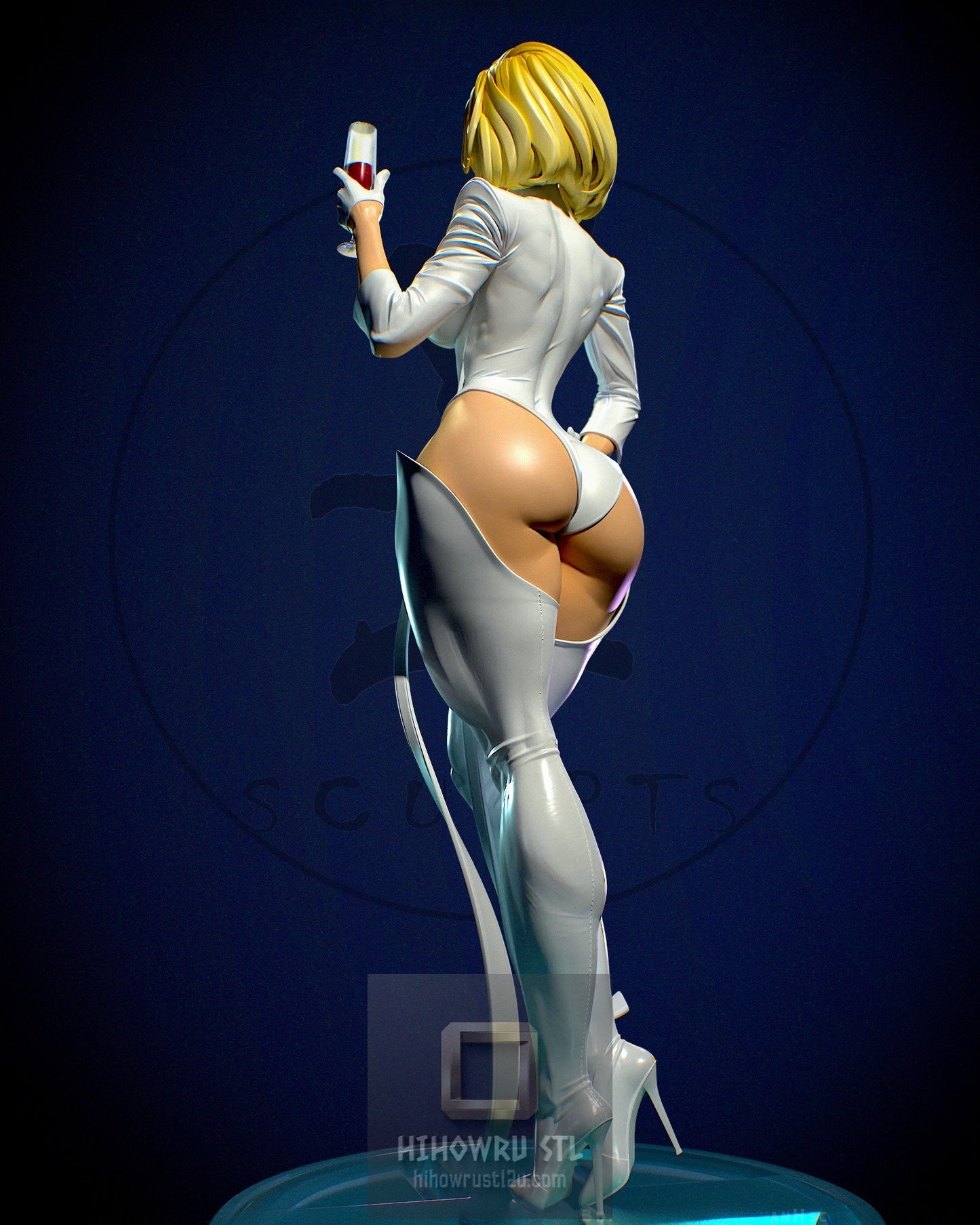 4994 Emma Frost NSFW - X-men - STL 3D Print Files