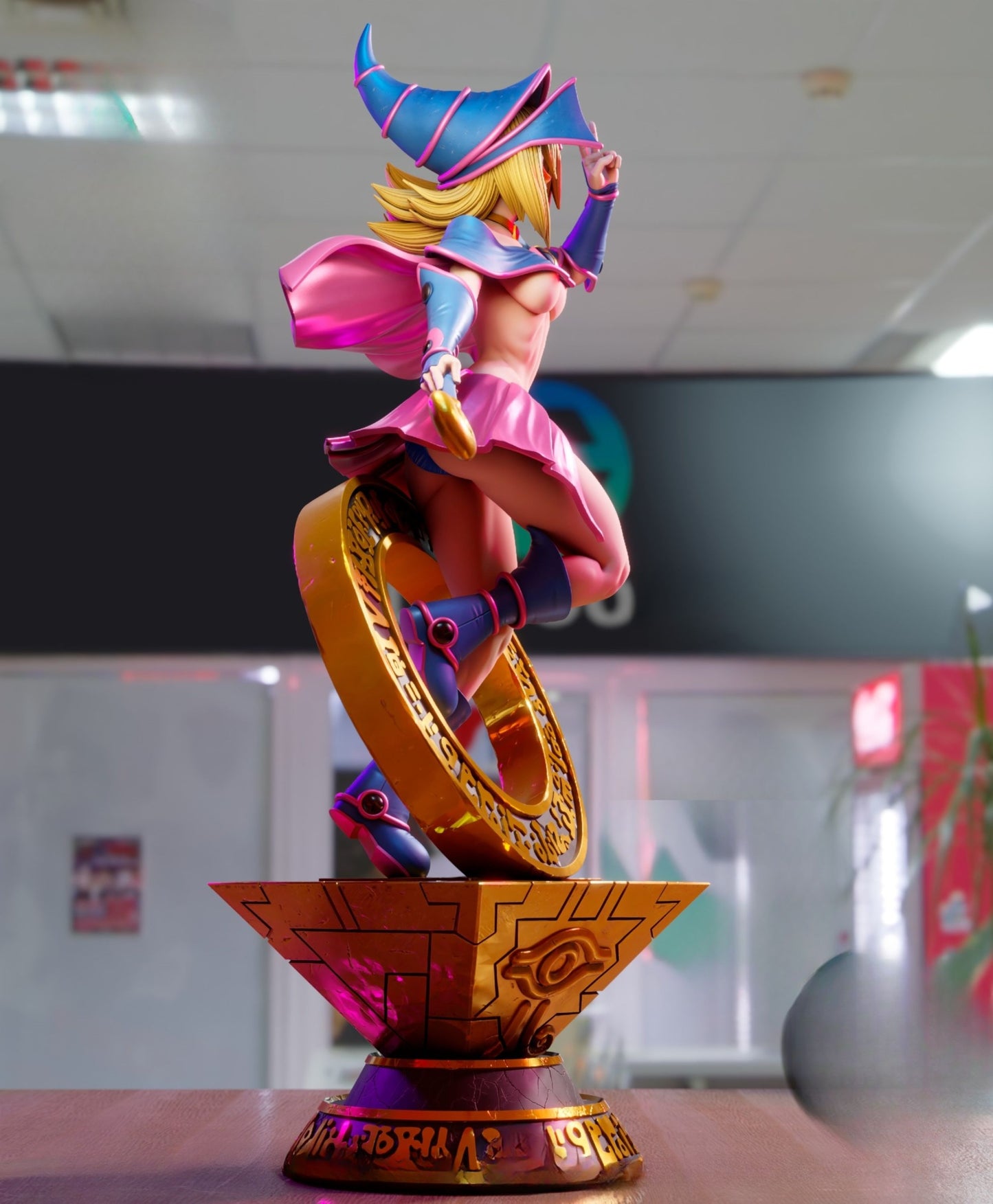 3620 Dark Magician Girl NSFW - Yu-Gi-Oh! - STL 3D Print Files