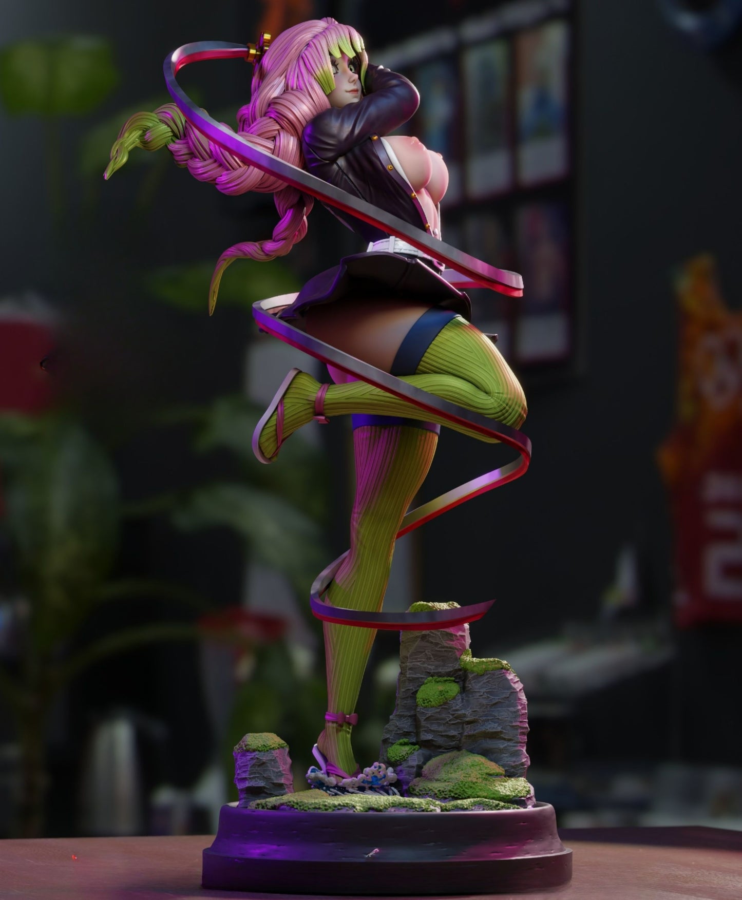3729 Mitsuri Kanroji NSFW - Demon Slayer - STL 3D Print Files
