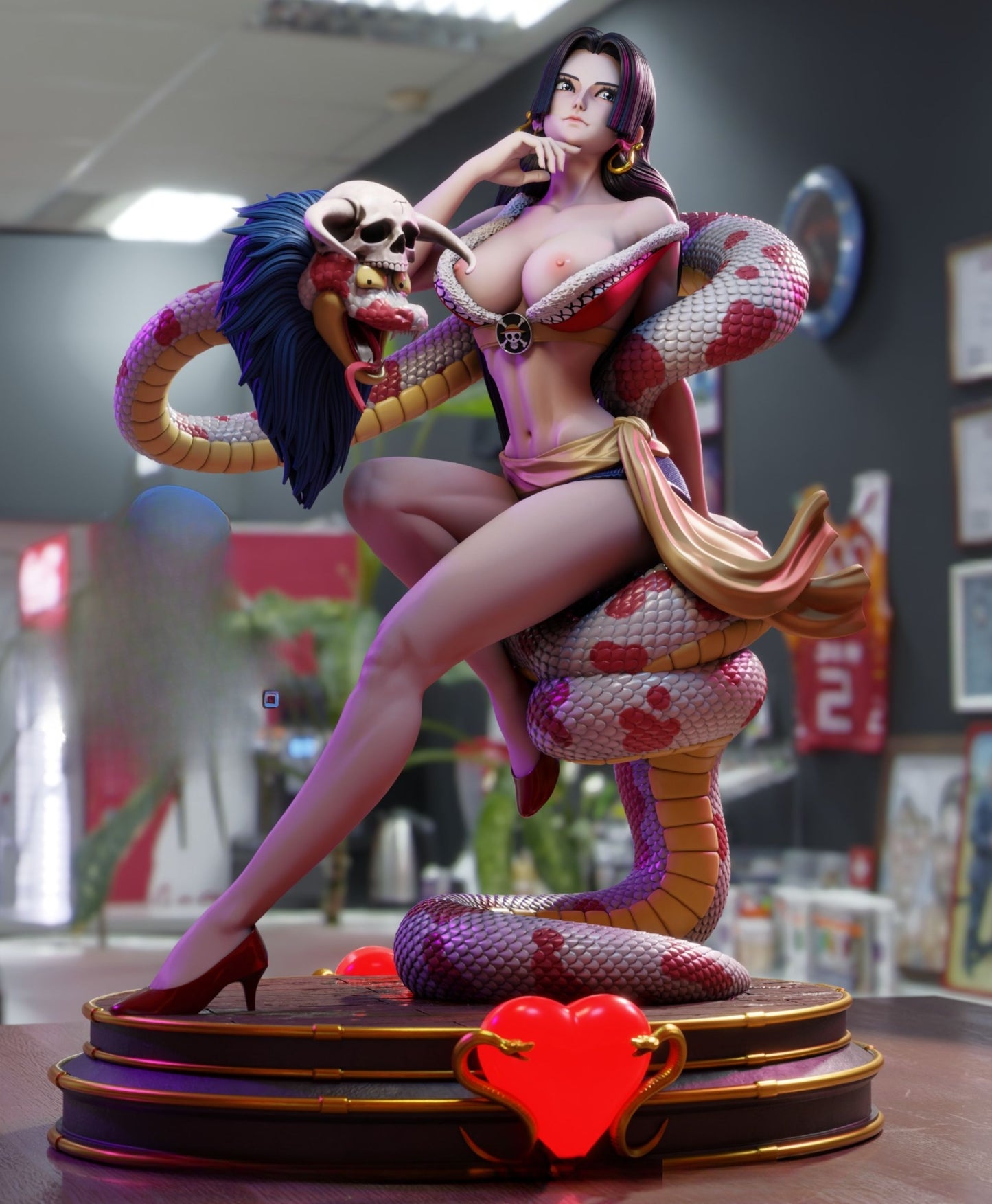 4303 Boa Hancock NSFW - One Piece - STL 3D Print Files
