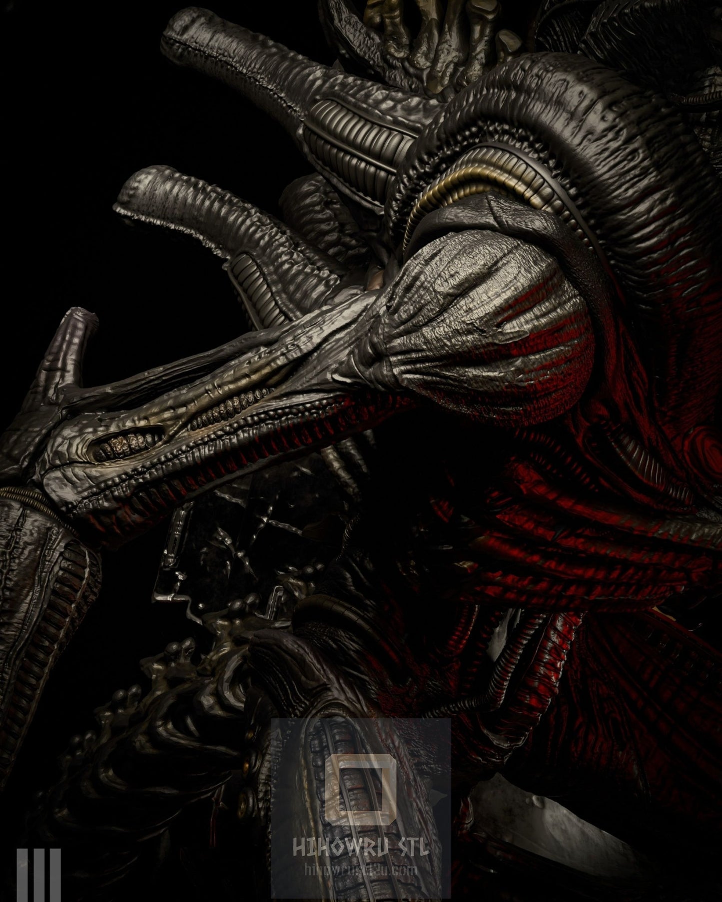 4438 Xenomorph - Alien - STL 3D Print Files