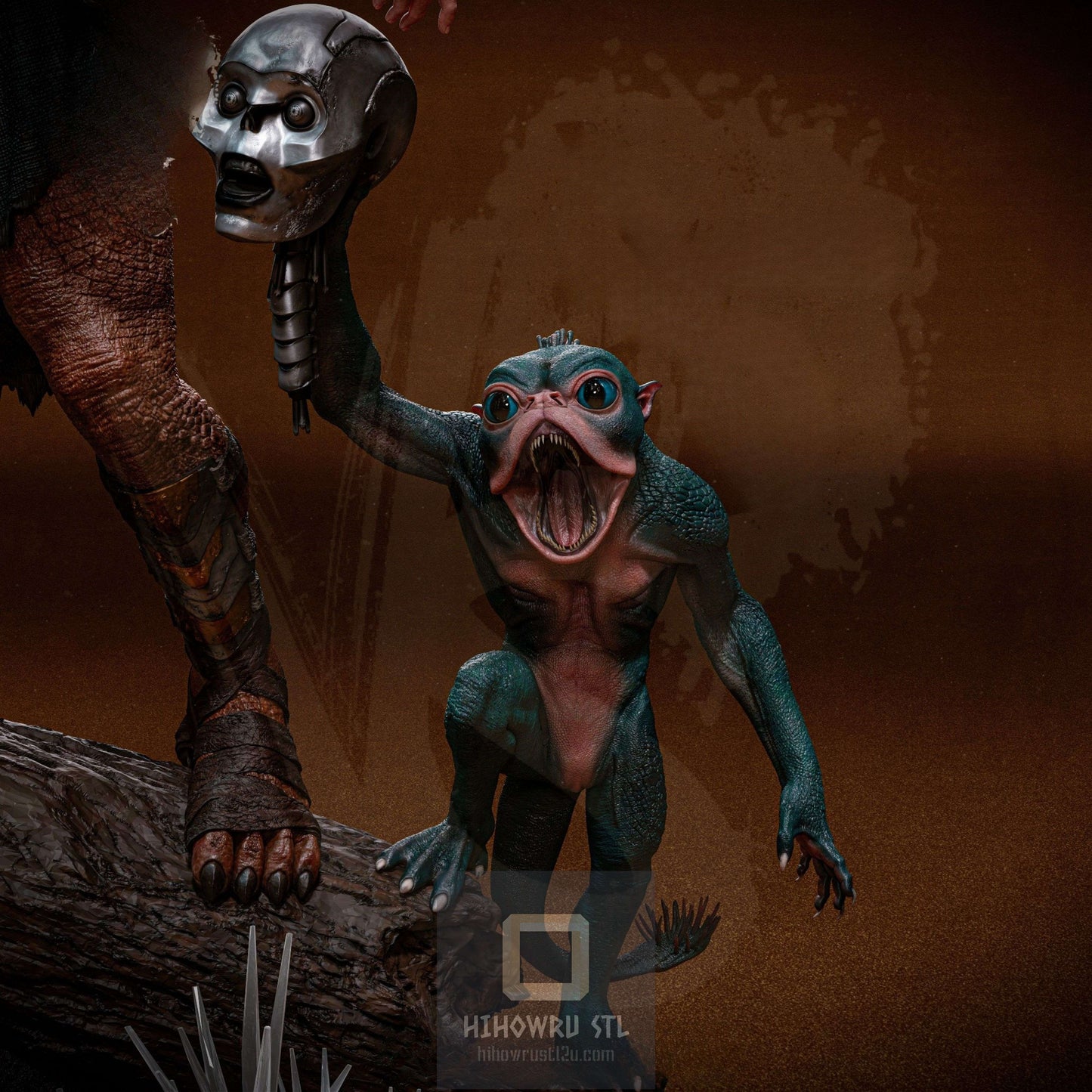 4483 Predator: Badlands Diorama - STL 3D Print Files