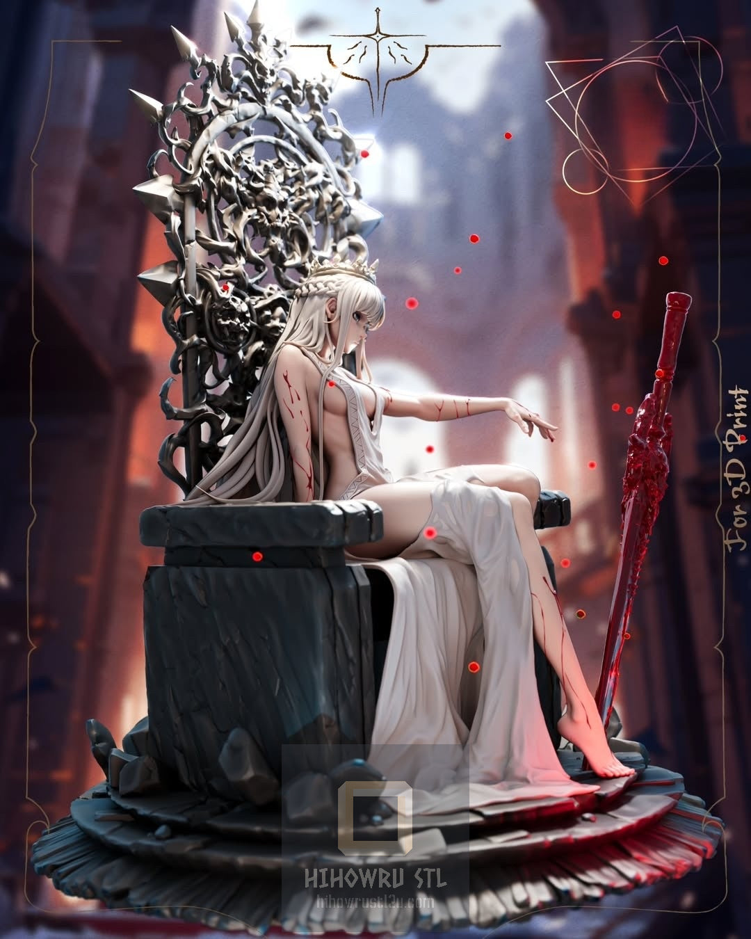 4572 Tearful Queen - STL 3D Print Files