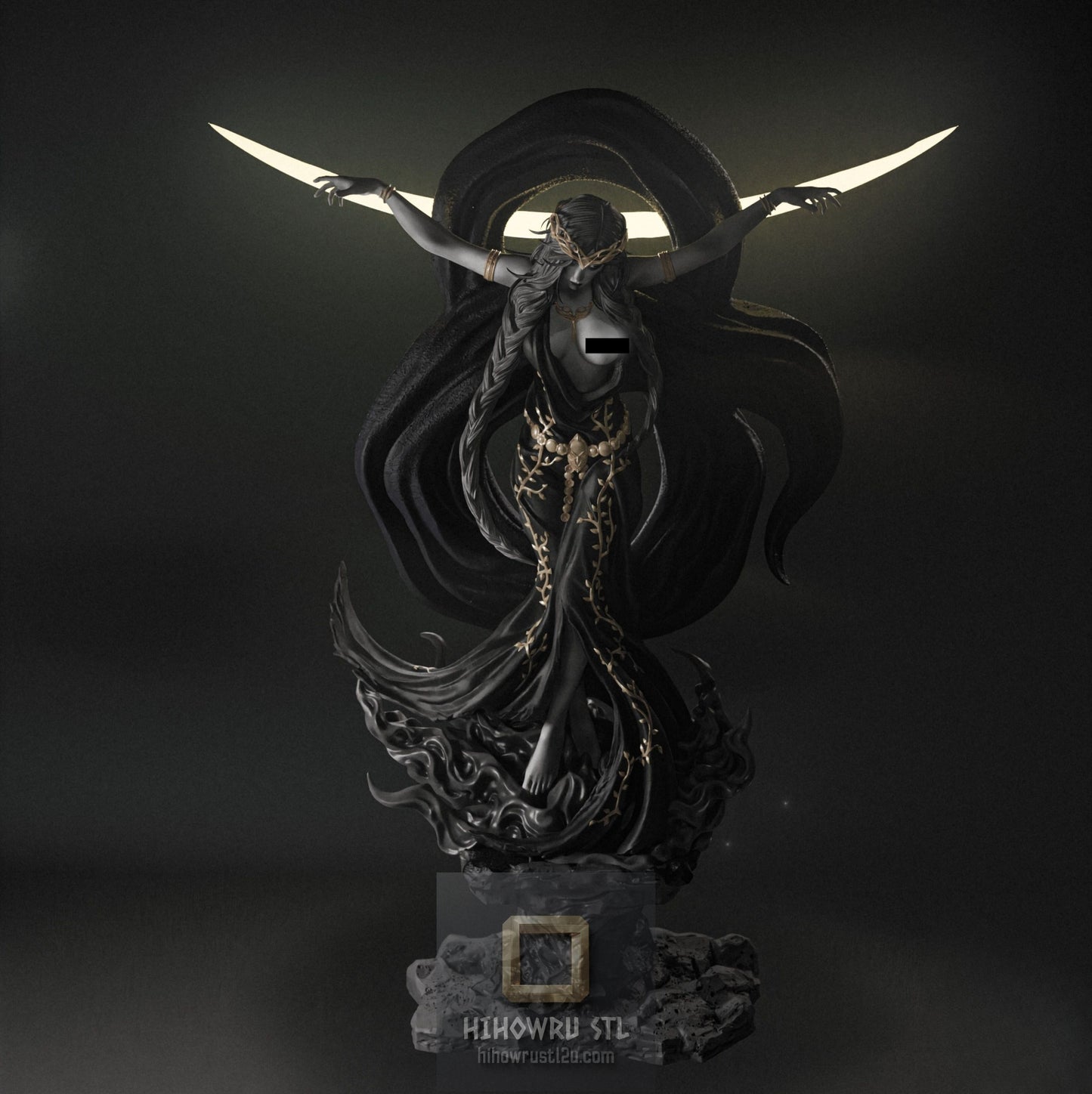 5251 Queen Marika - Elden Ring - STL 3D Print Files