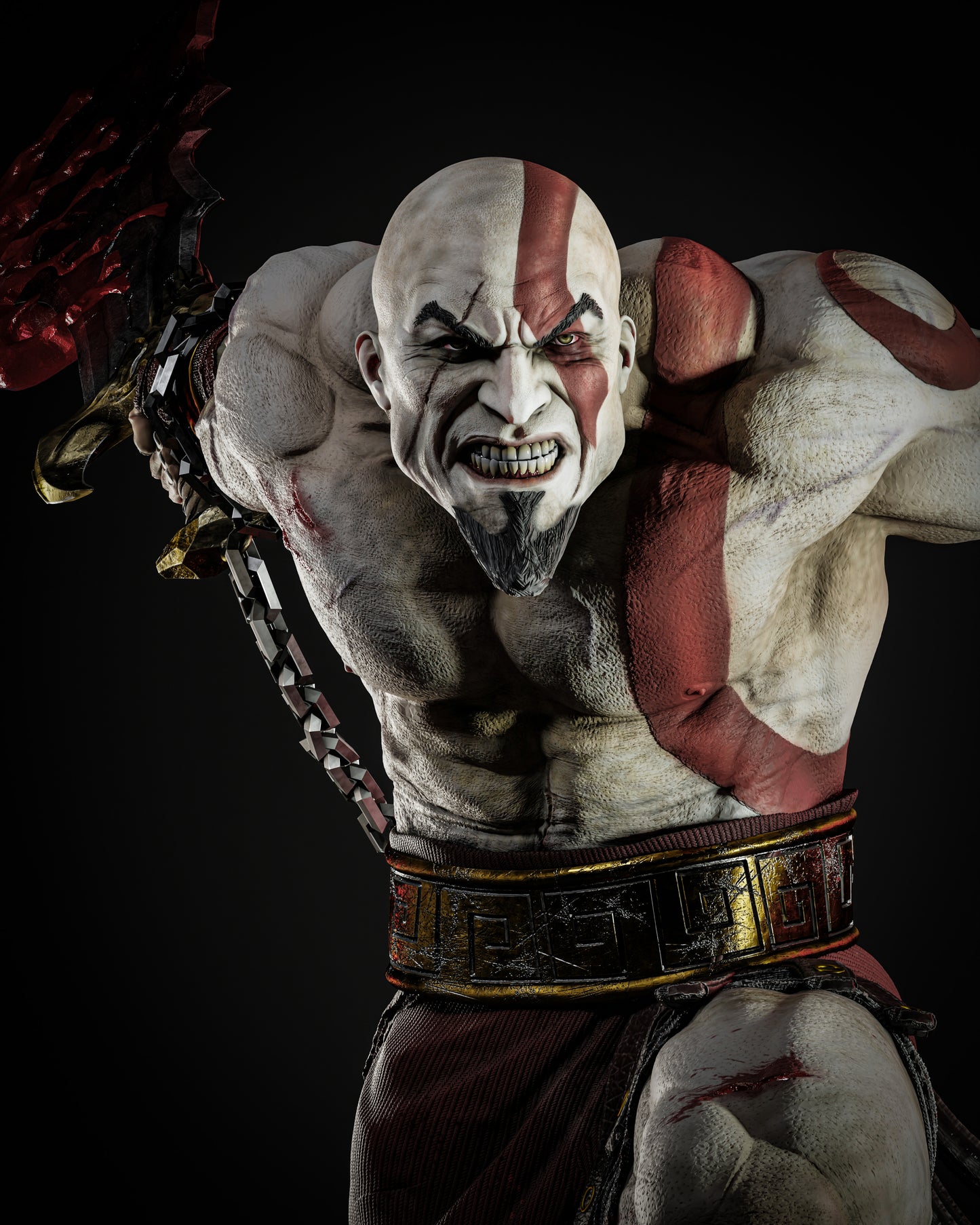 2429 Kratos - God of War - STL 3D Print Files