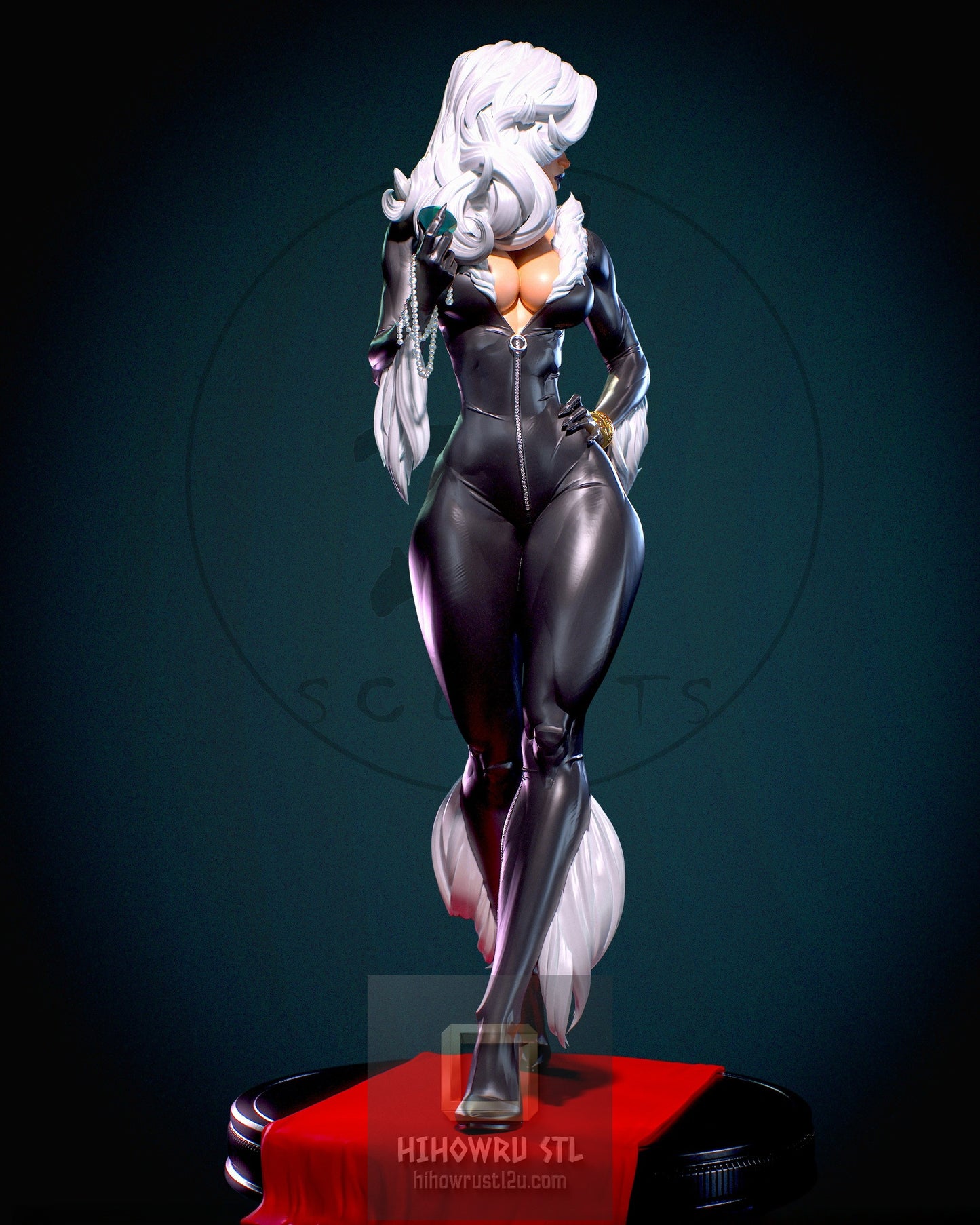 4984 Black Cat NSFW - Marvel Comics  - STL 3D Print Files