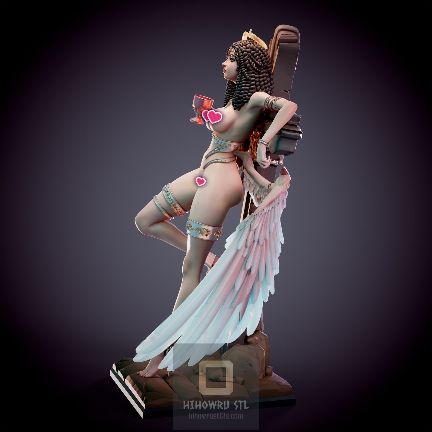 4880 Iris Fallen Angel NSFW - STL 3D Print Files