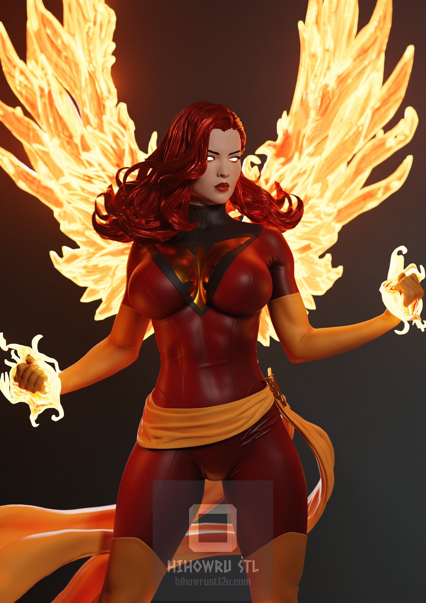 4548 Dark Phoenix - X-MEN - STL 3D Print Files
