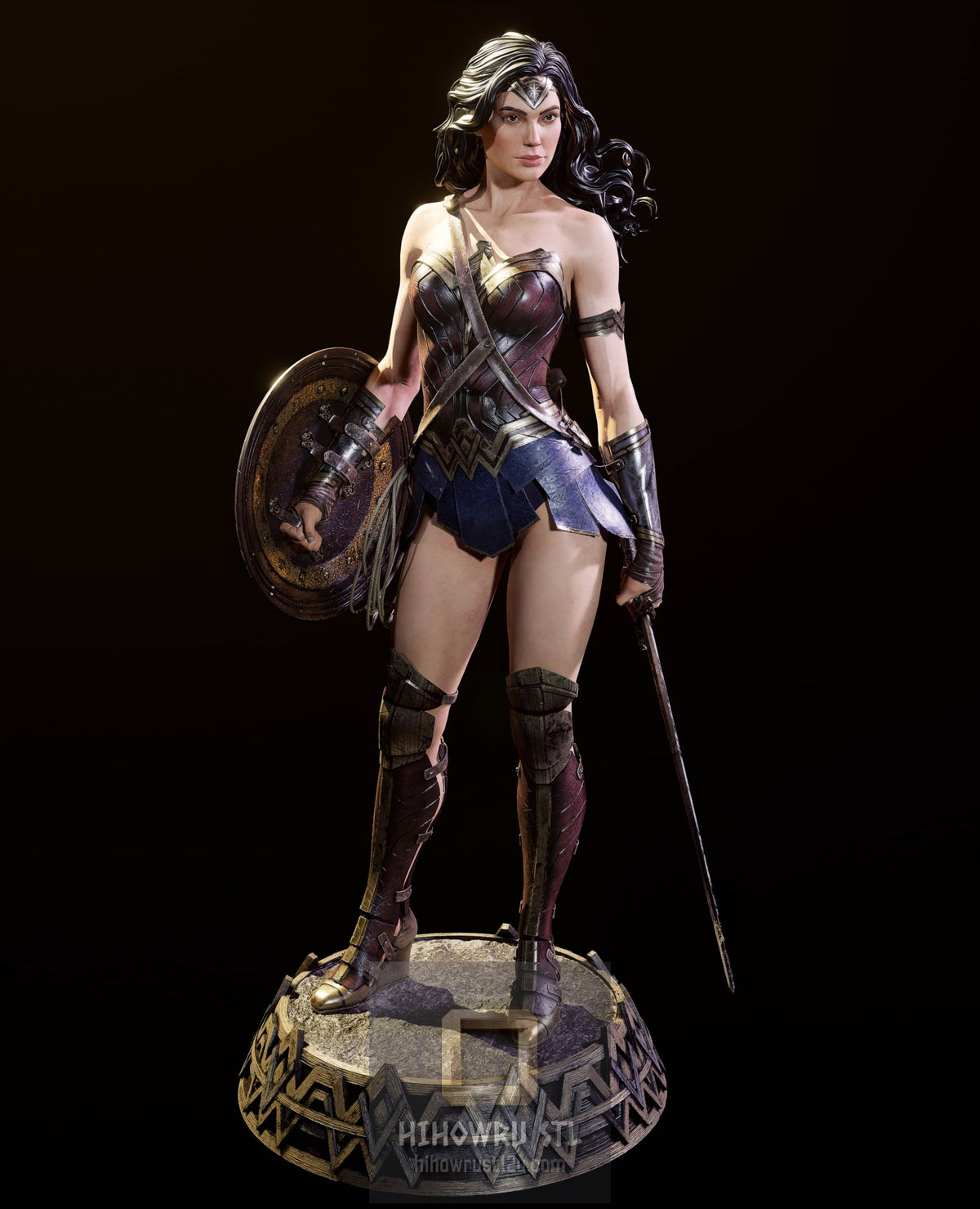 5534 Wonder Woman - DC COMICS - STL 3D Print Files
