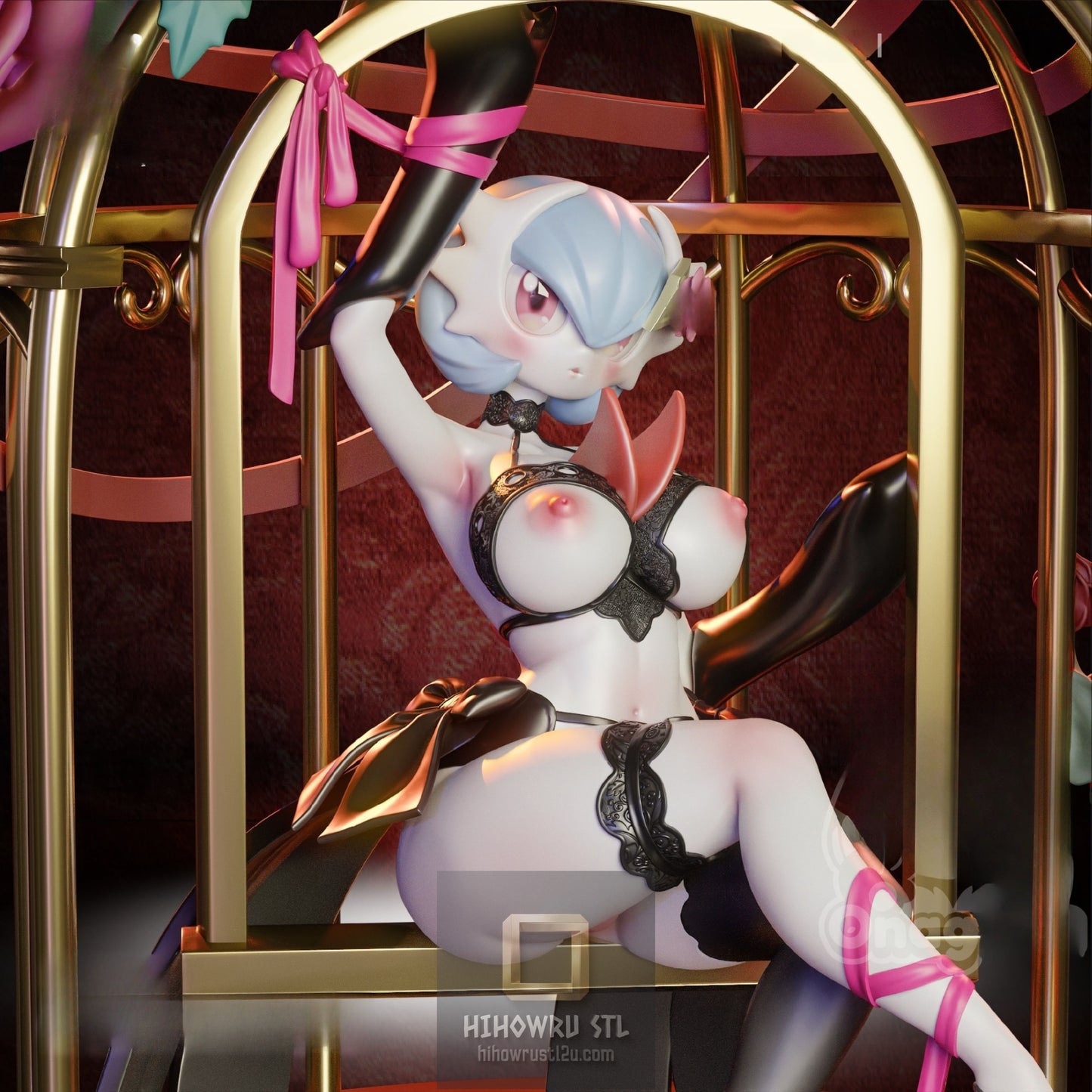 5366 Mega Gardevoir NSFW - POKEMON - STL 3D Print Files