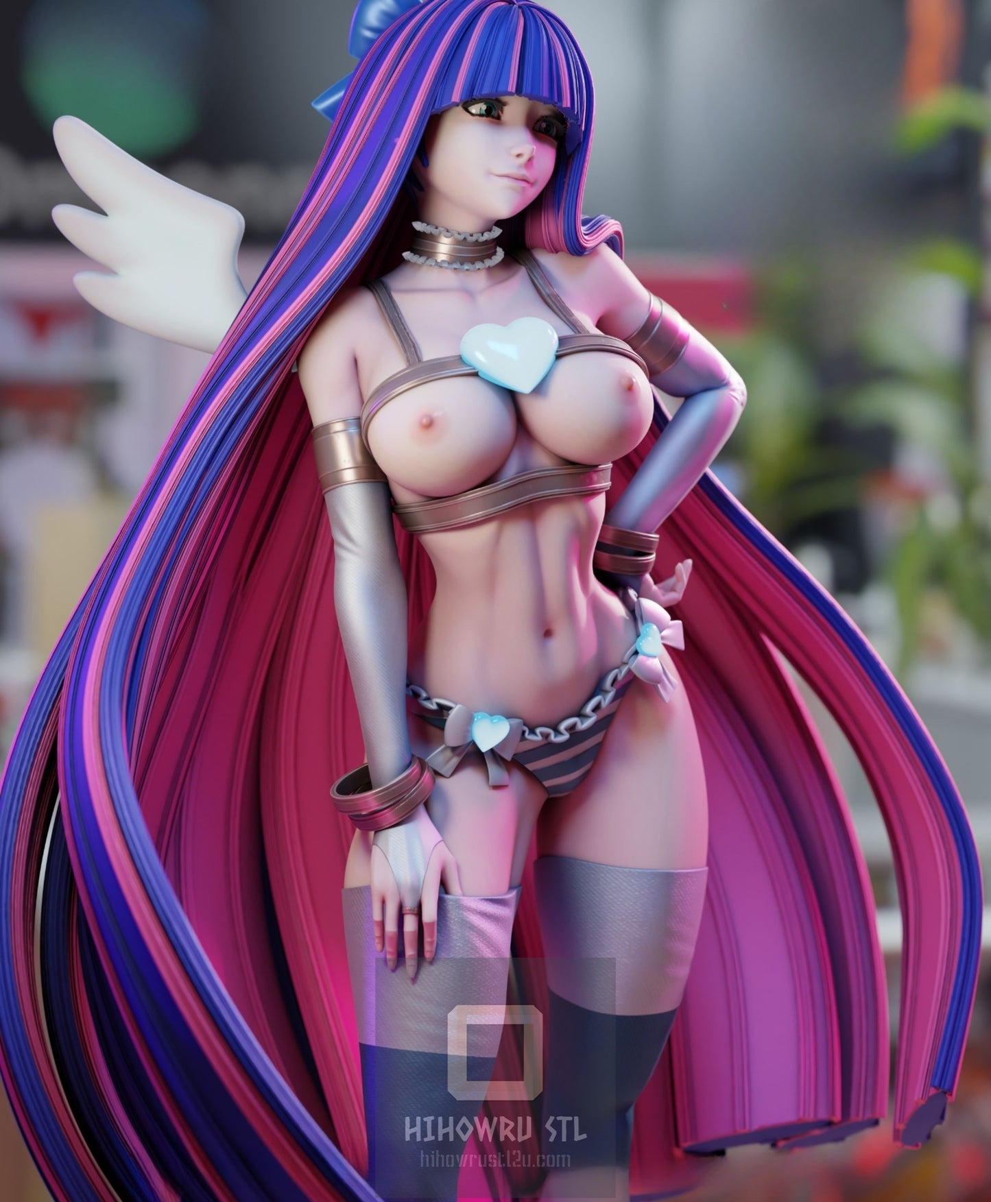 4402 Stocking NSFW - Panty & Stocking with Garterbelt - STL 3D Print Files