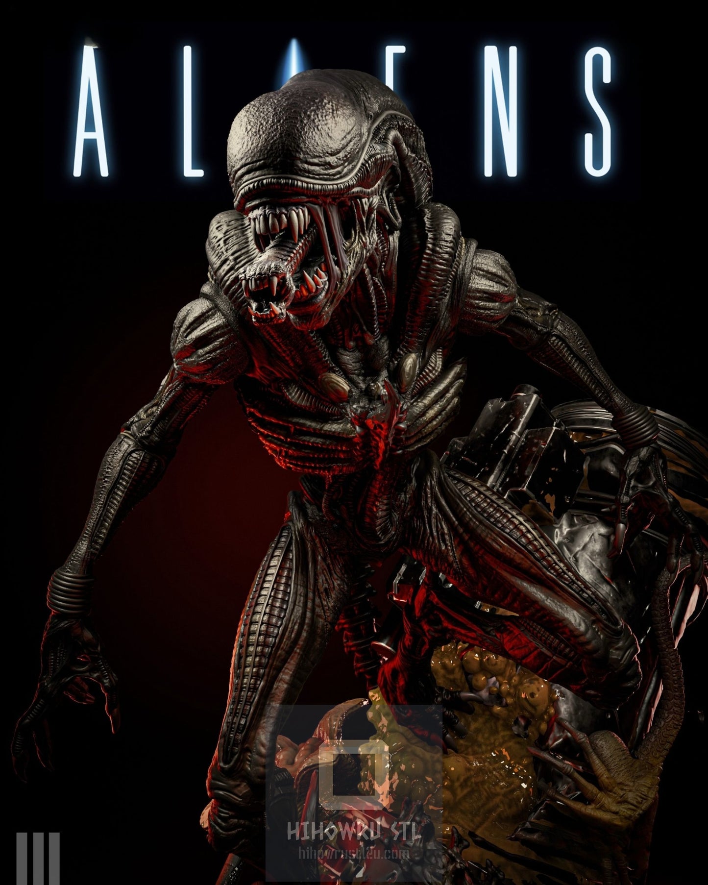 4438 Xenomorph - Alien - STL 3D Print Files