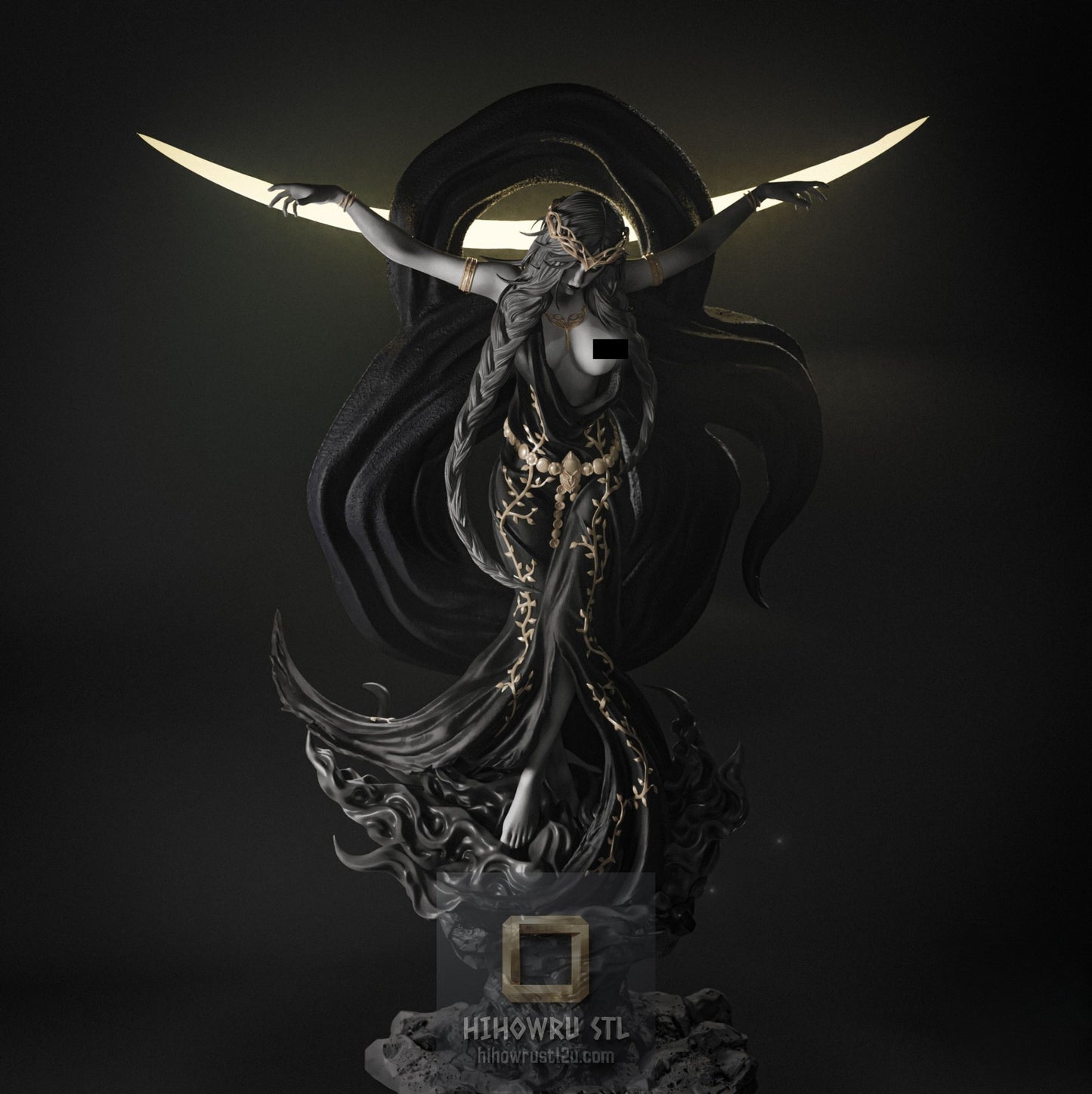 5251 Queen Marika - Elden Ring - STL 3D Print Files