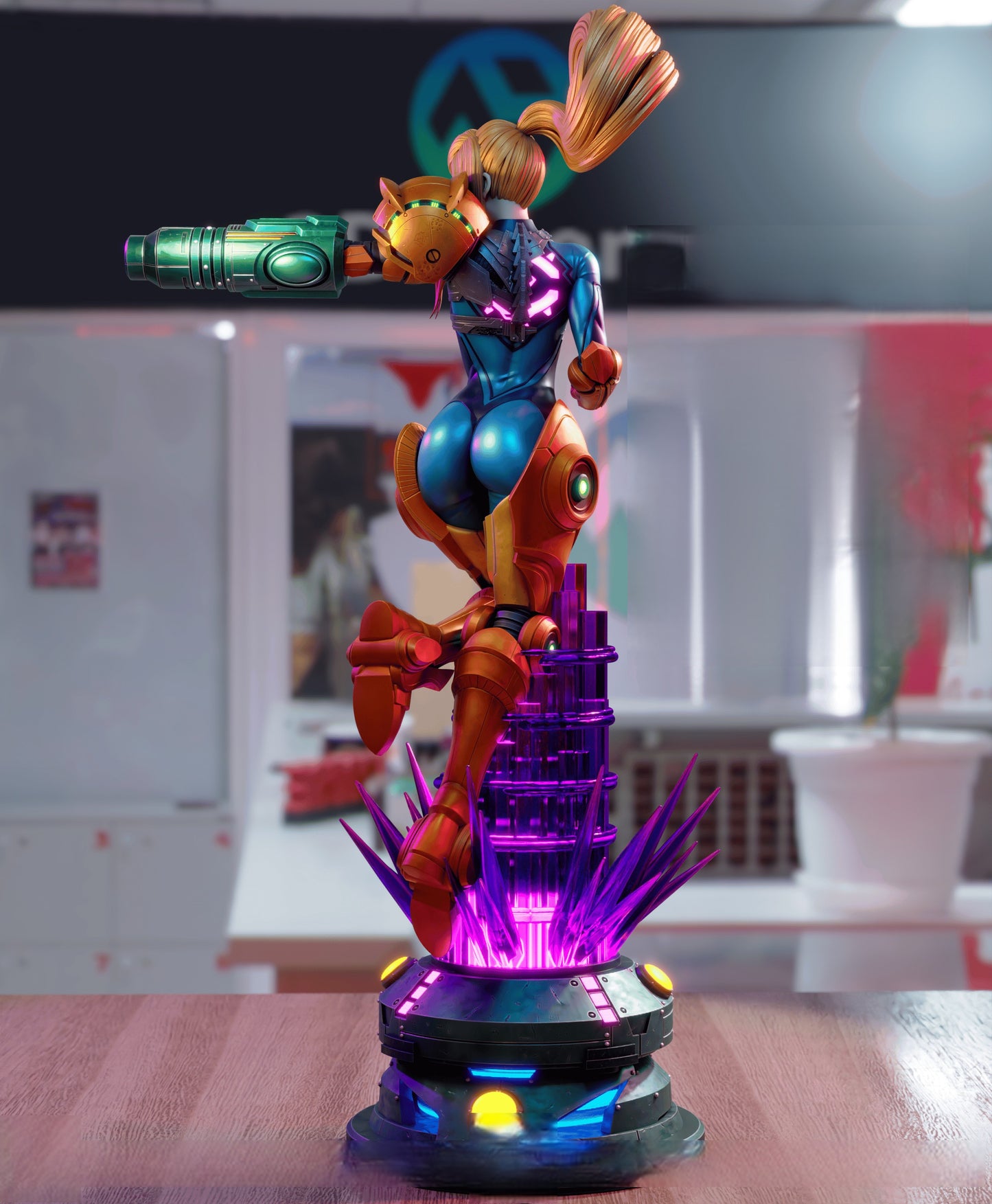 1707 Samus Aran NSFW - Metroid - STL 3D Print Files