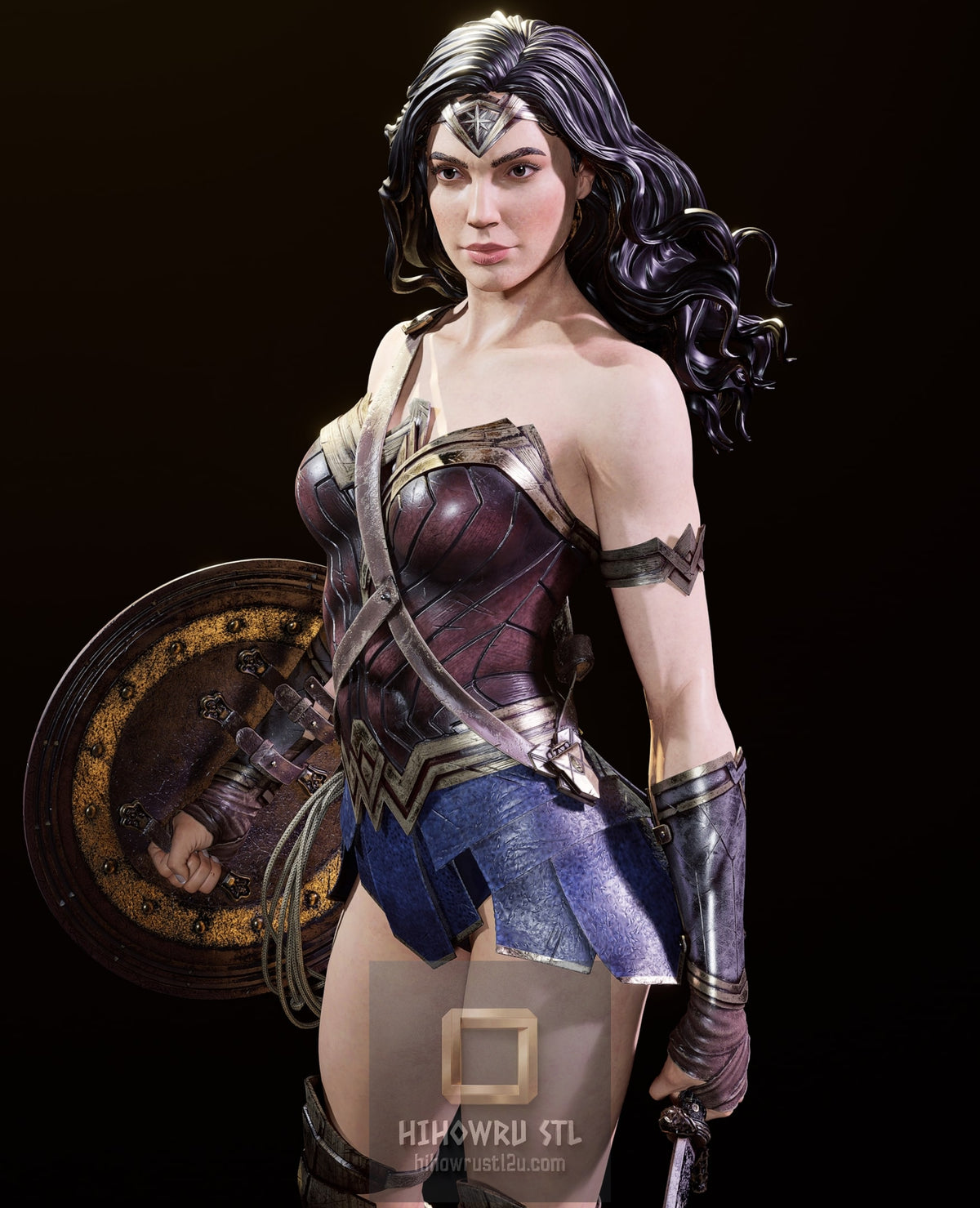 5534 Wonder Woman - DC COMICS - STL 3D Print Files