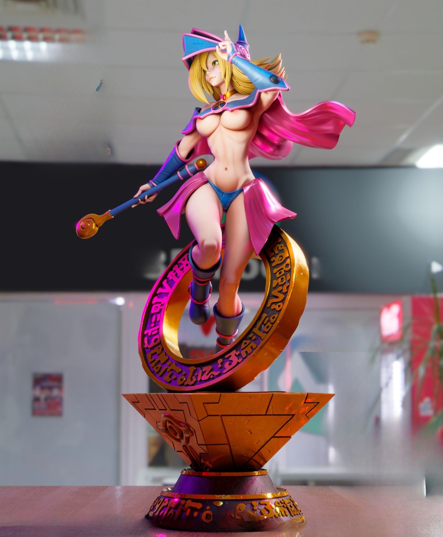 3620 Dark Magician Girl NSFW - Yu-Gi-Oh! - STL 3D Print Files