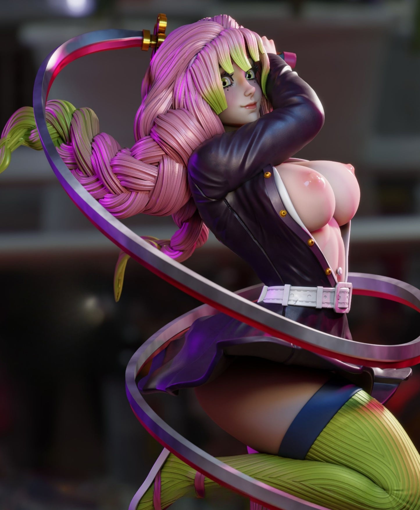 3729 Mitsuri Kanroji NSFW - Demon Slayer - STL 3D Print Files