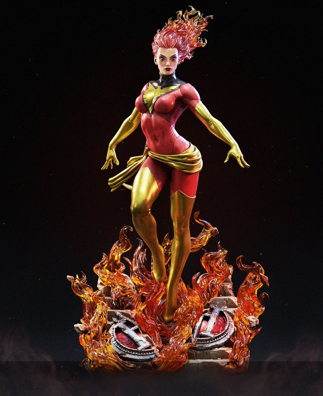 4228 Dark Phoenix - X-MEN - STL 3D Print Files