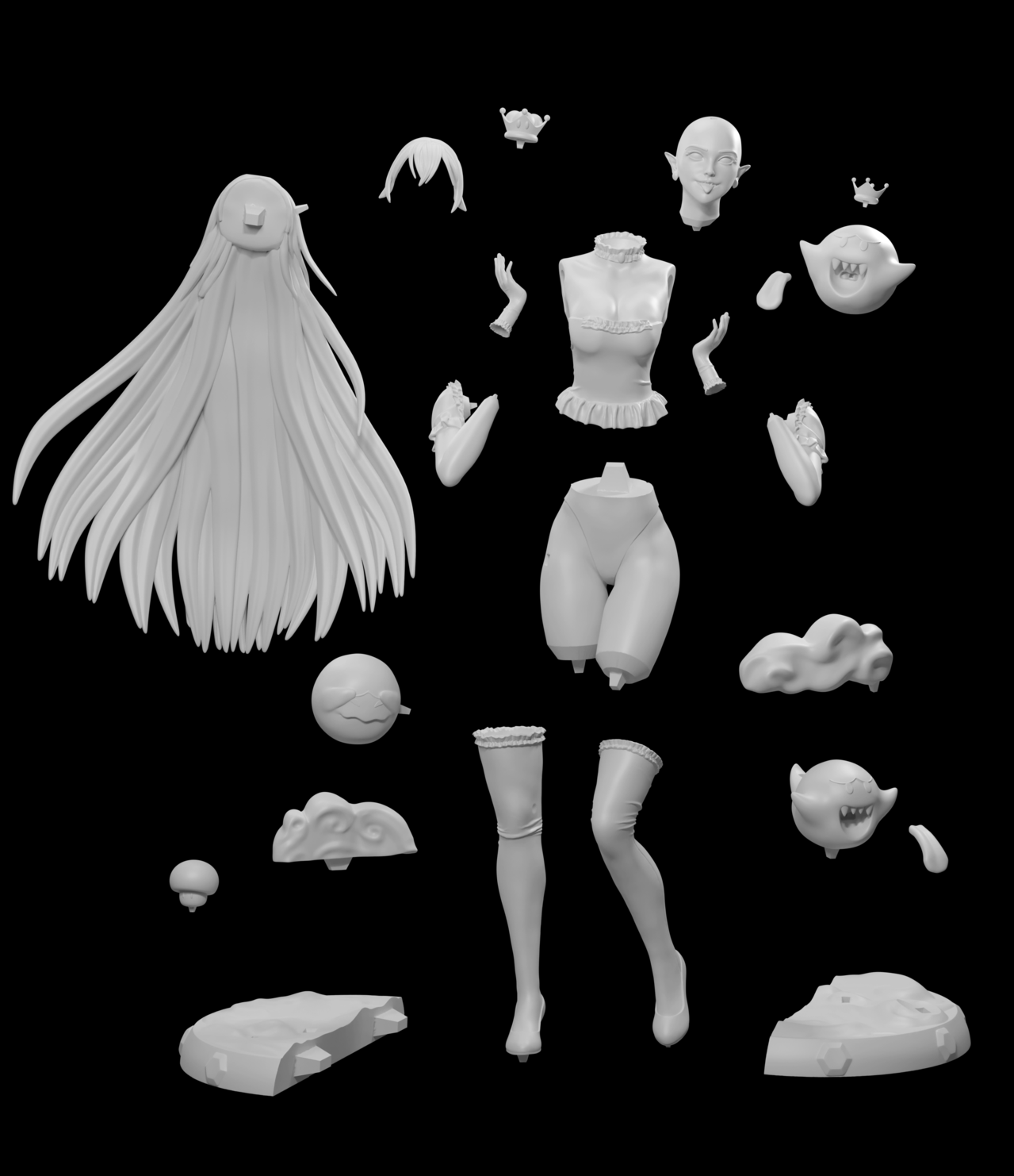 1783 Boosette - Boowser - STL 3D Print Files