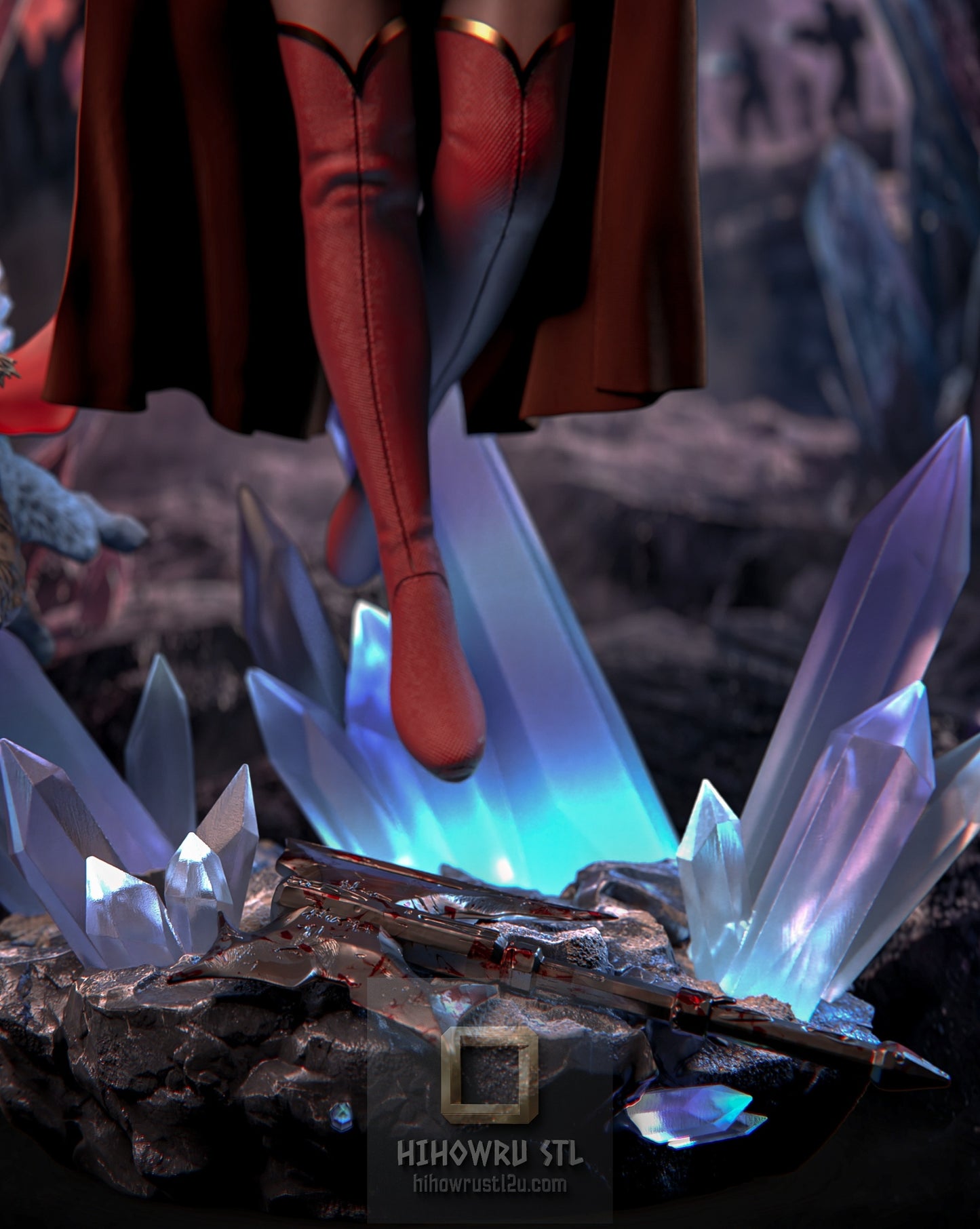 5300 Supergirl NSFW - Kara Zor-El - DC Comics - STL 3D Print Files