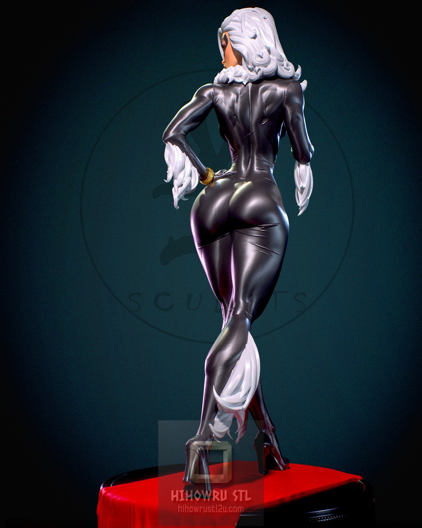 4984 Black Cat NSFW - Marvel Comics  - STL 3D Print Files