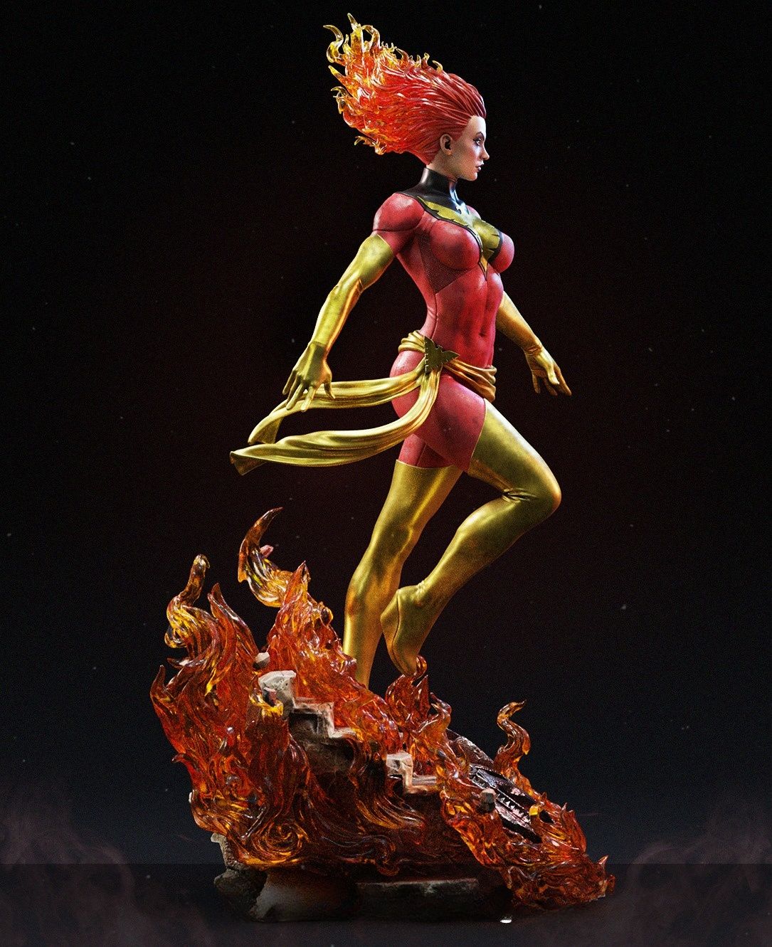 4228 Dark Phoenix - X-MEN - STL 3D Print Files
