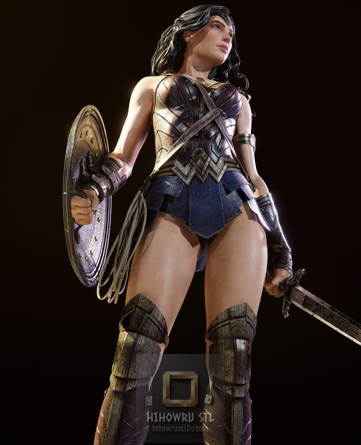 5534 Wonder Woman - DC COMICS - STL 3D Print Files