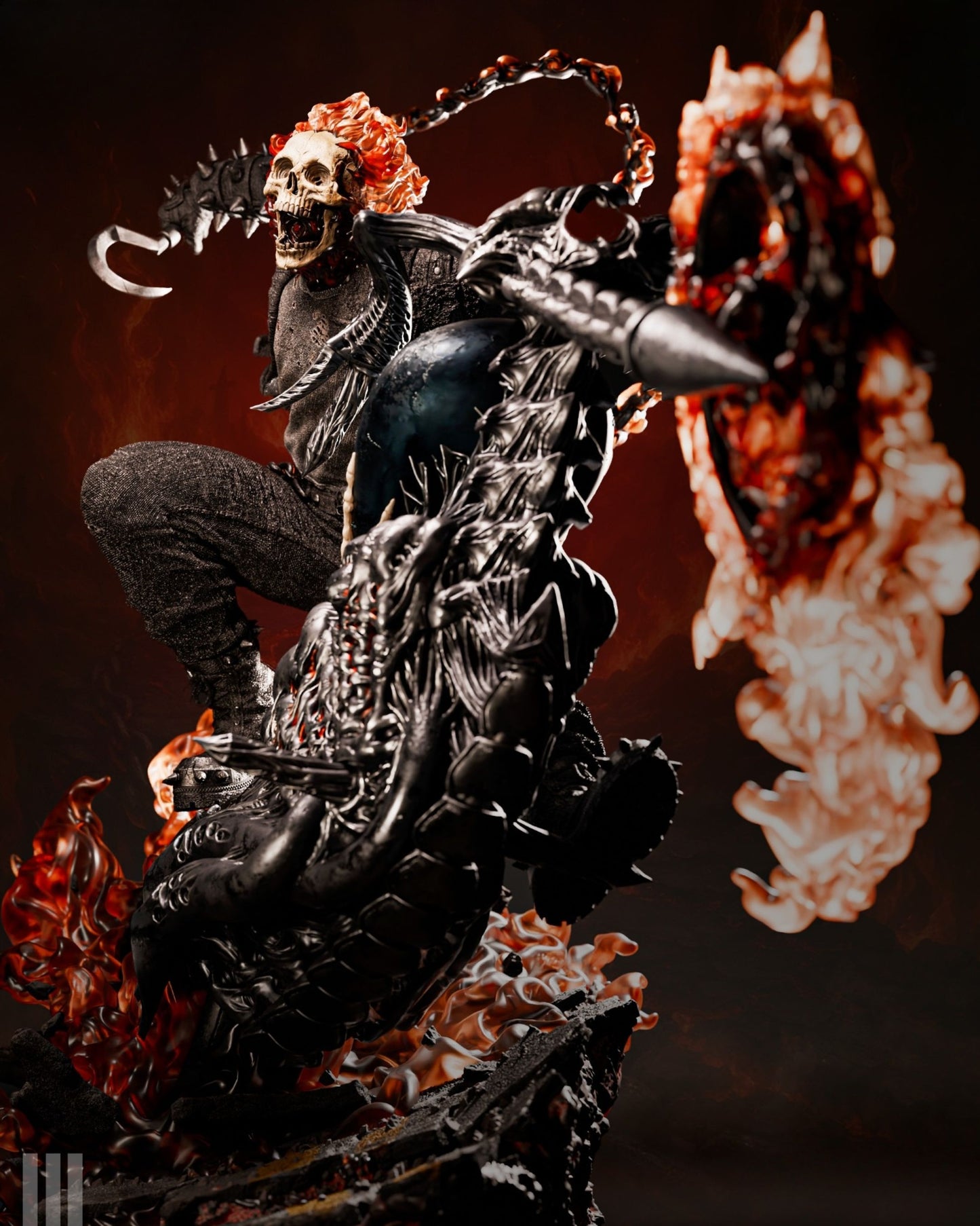 4282 Ghost Rider - Marvel Comics - STL 3D Print Files