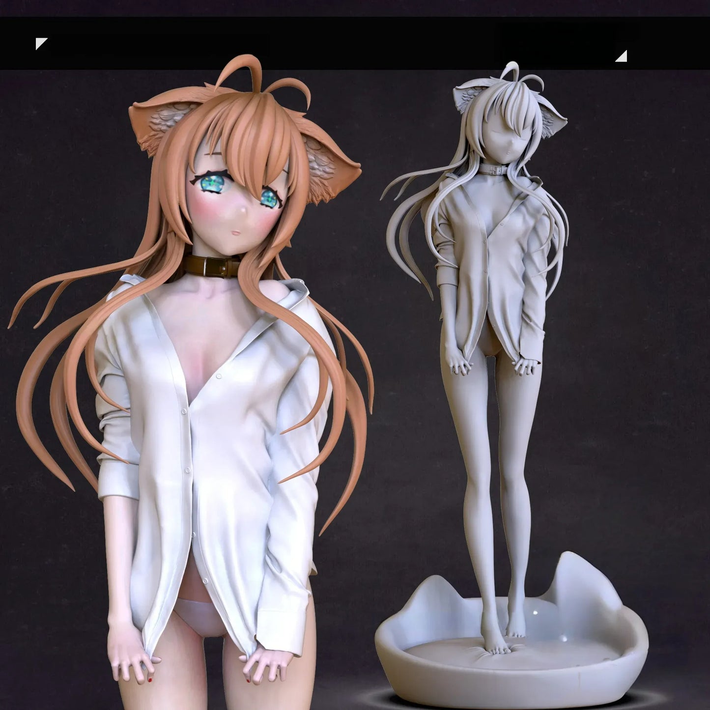 2854 Kinako - My Cat is a Kawaii Girl - STL 3D Print Files