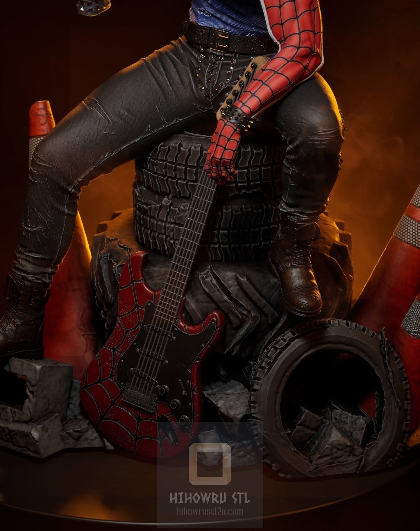 4299 Spider-Punk - Hobart Brown - STL 3D Print Files