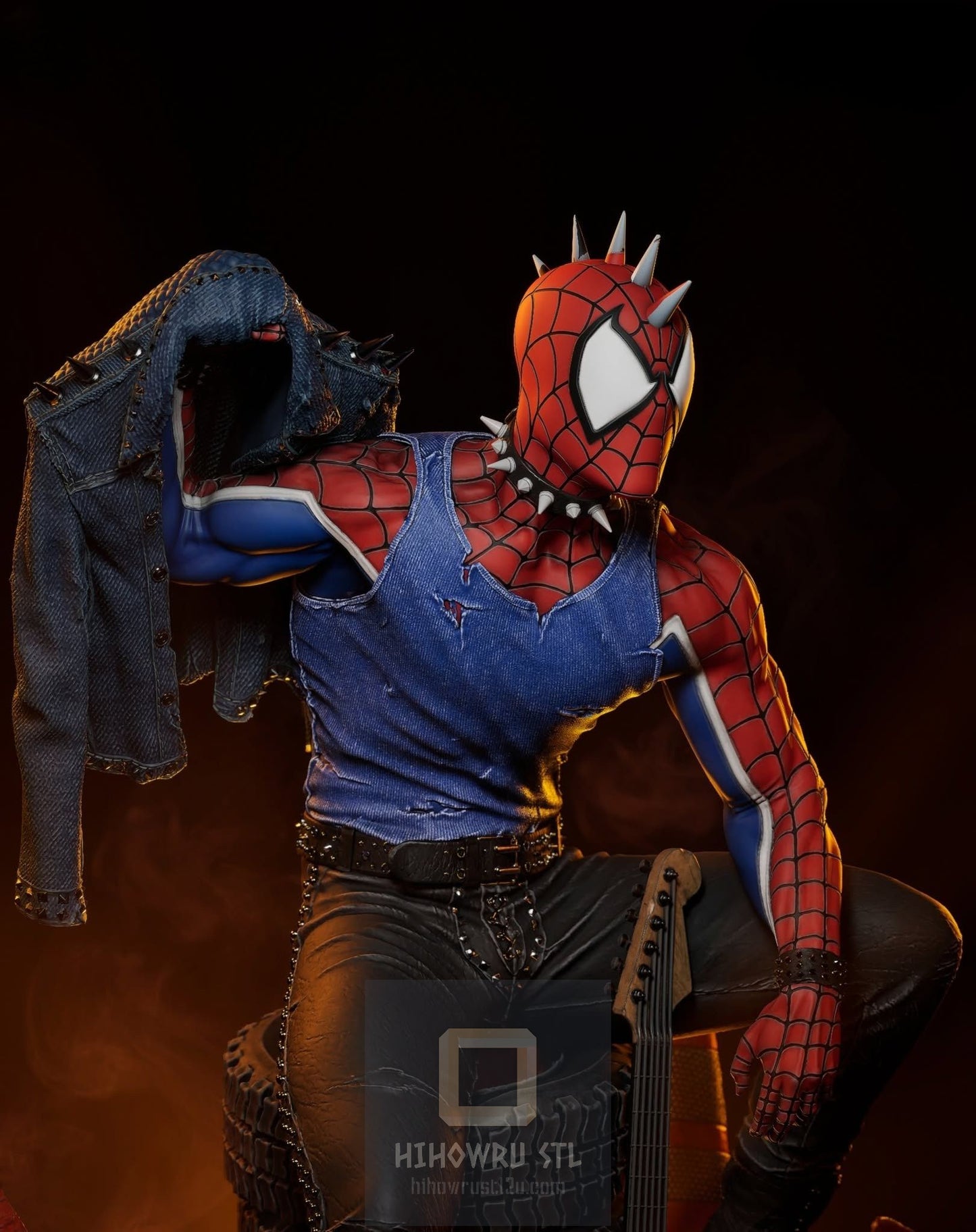 4299 Spider-Punk - Hobart Brown - STL 3D Print Files