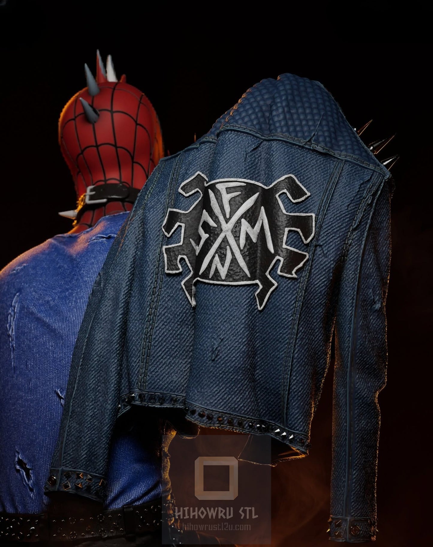 4299 Spider-Punk - Hobart Brown - STL 3D Print Files