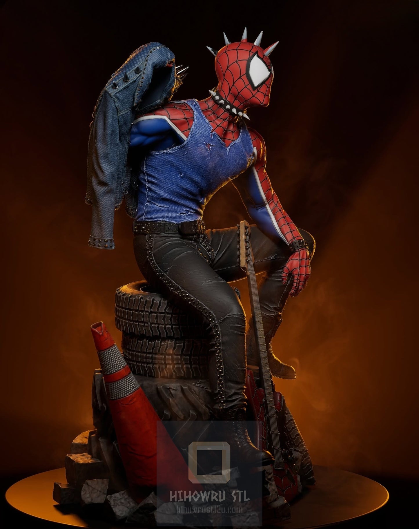 4299 Spider-Punk - Hobart Brown - STL 3D Print Files
