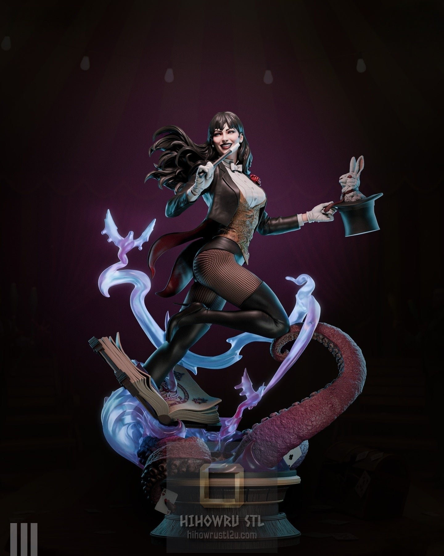4951 Zatanna - DC Comics - STL 3D Print Files