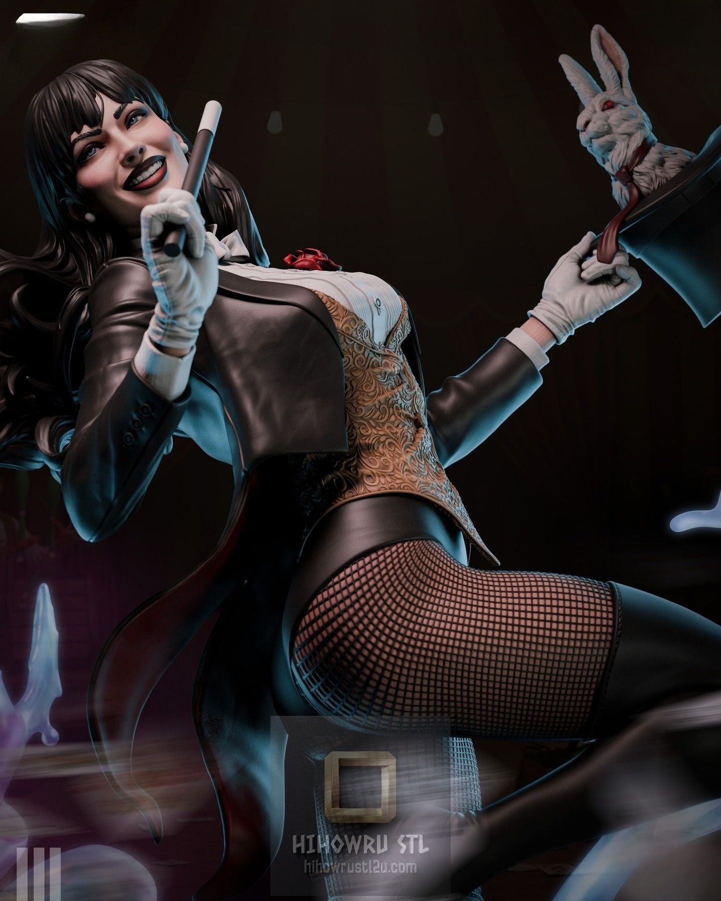 4951 Zatanna - DC Comics - STL 3D Print Files