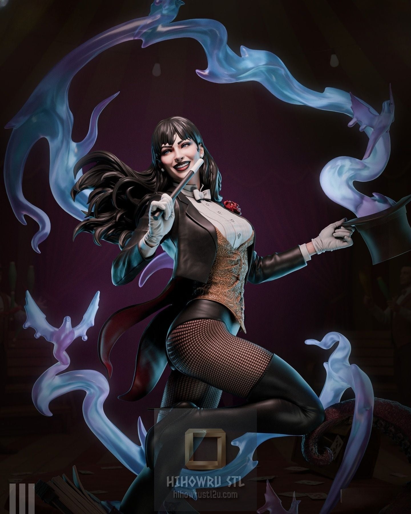 4951 Zatanna - DC Comics - STL 3D Print Files