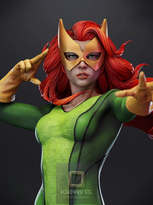 5068 Jean Grey - X-MEN - STL 3D Print Files