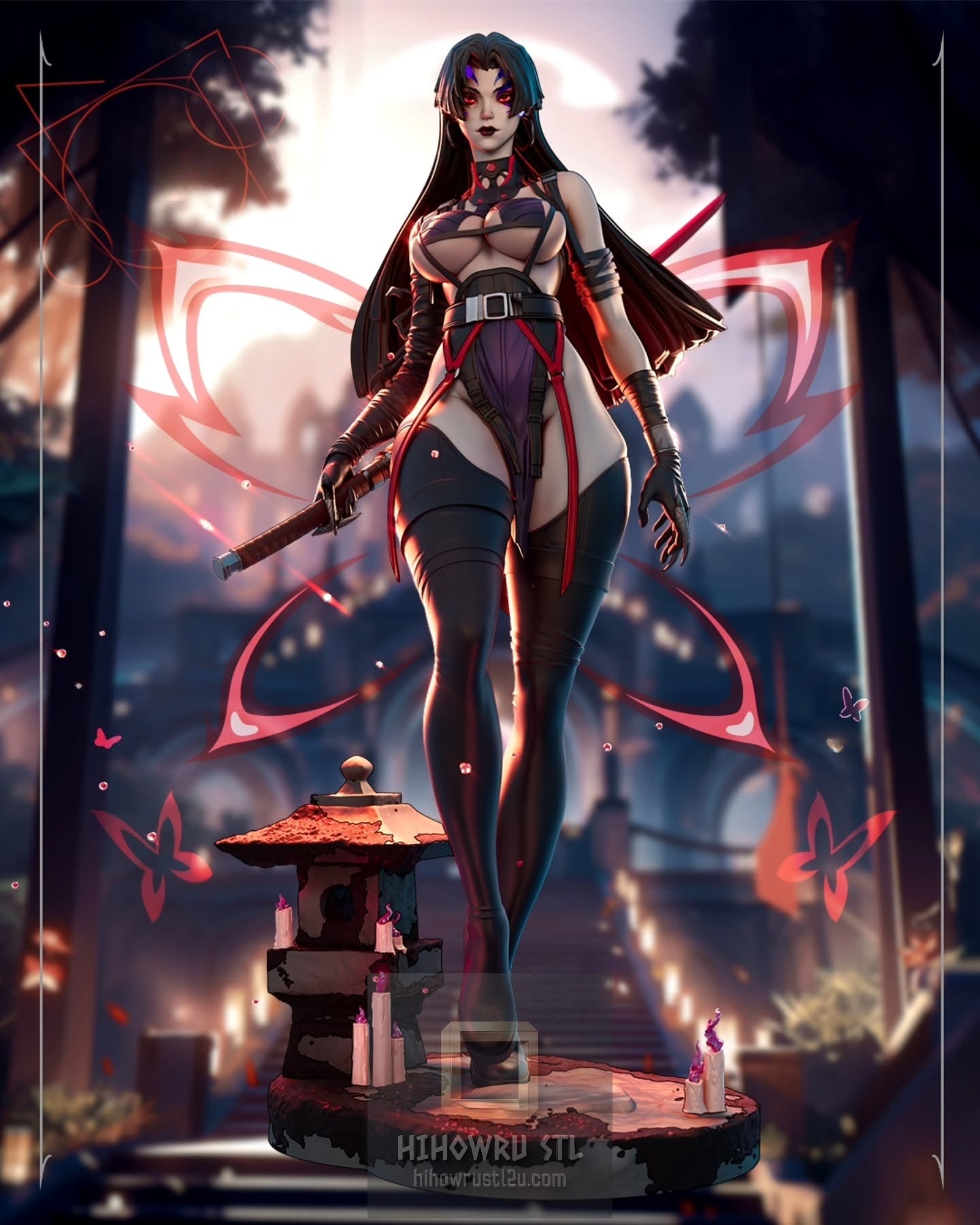 5064 Psylocke - Marvel Rivals - STL 3D Print Files